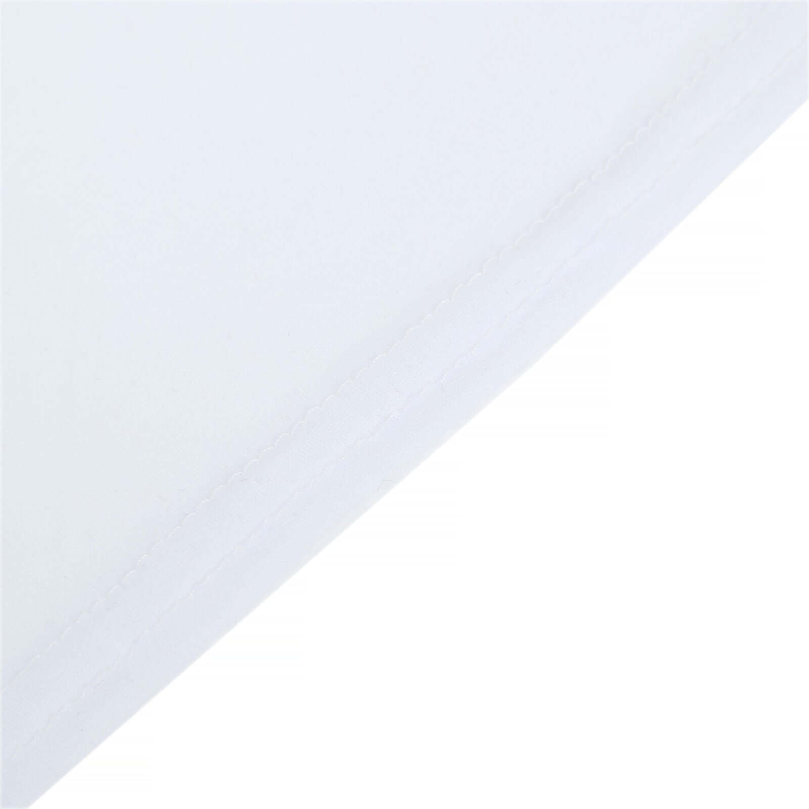 Set of 4 Matte White Spandex Half Moon Chiara Backdrop Stand Covers, Custom Fitted Wedding Arch Covers - 2.5ft,5ft,6ft,7ft