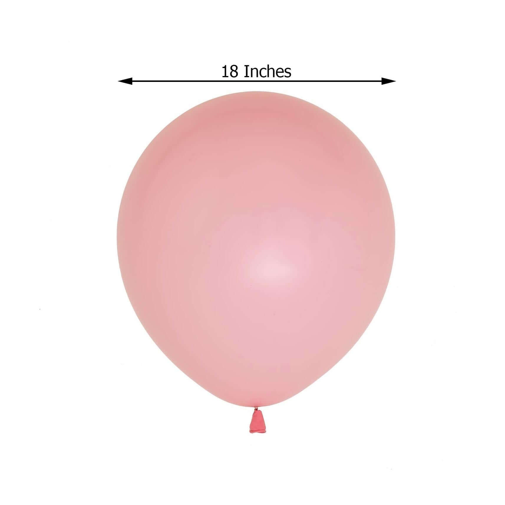 10 Pack 18 Matte Pastel Blush Helium or Air Latex Party Balloons