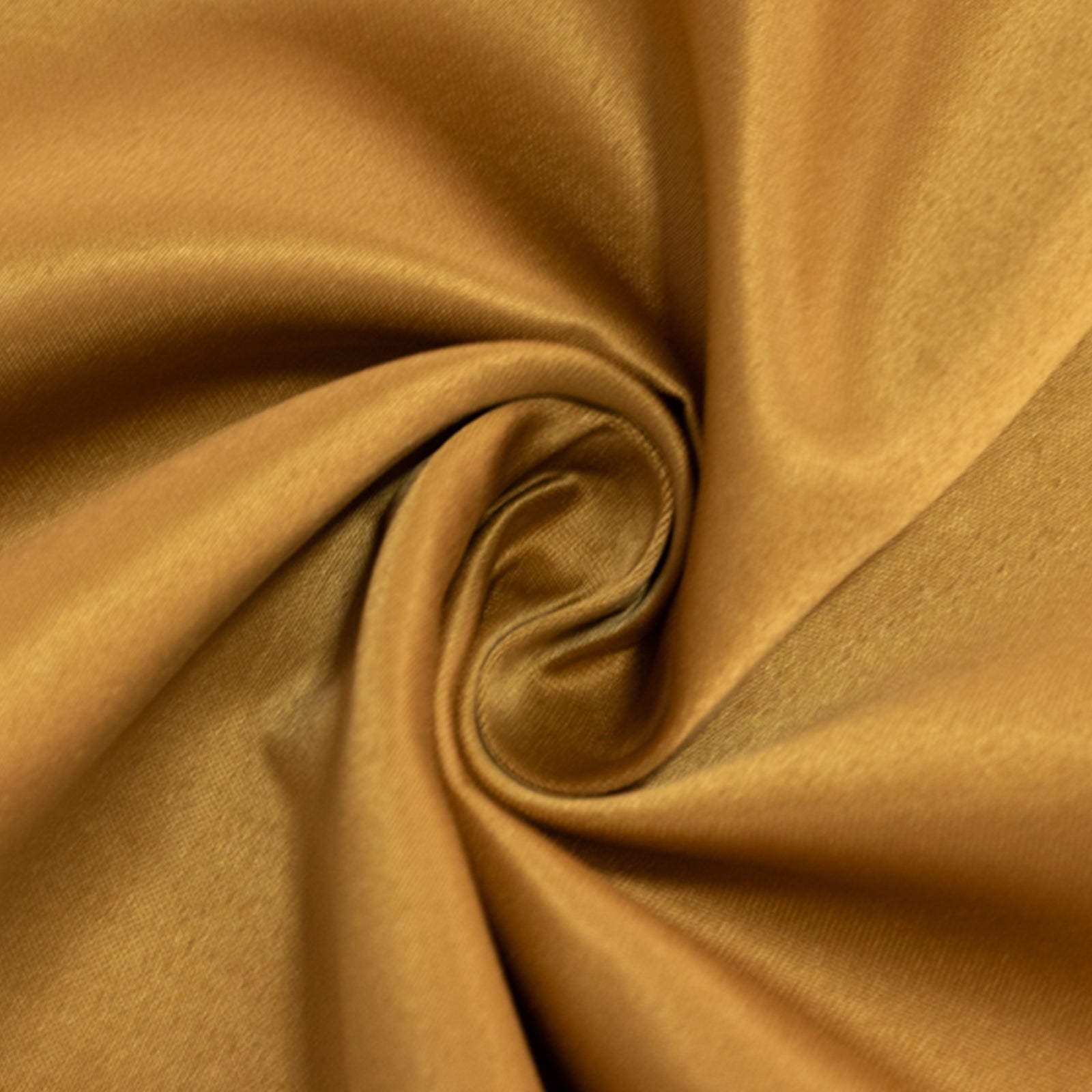 Lamour Satin 54x54 Table Overlay Square Tablecloth Gold - Durable & Silk-Like Table Cover for Weddings & Parties