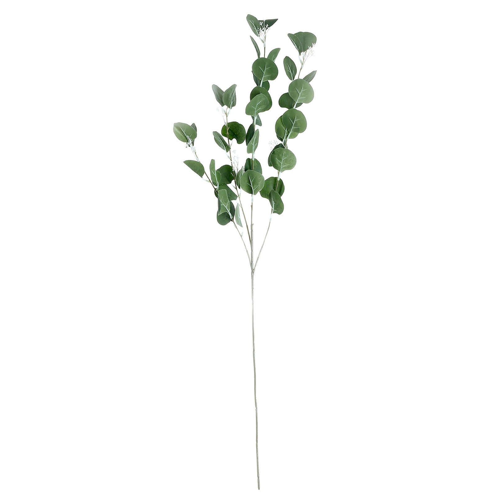 2 Bushes 40 Tall Green Artificial Eucalyptus Branches, Faux Plants