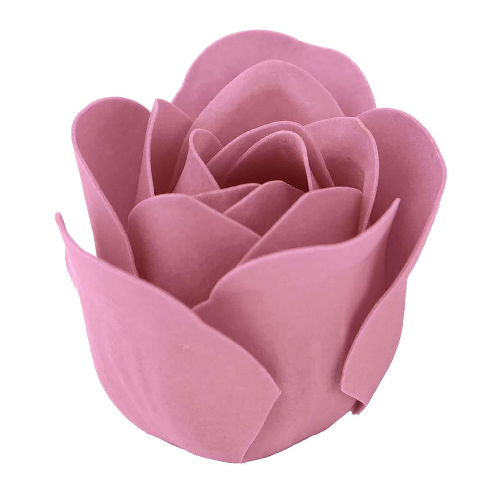 4 Pack 24 Pcs Dusty Rose Scented Rose Soap Heart Shaped Party Favors With Gift Boxes And Ribbon