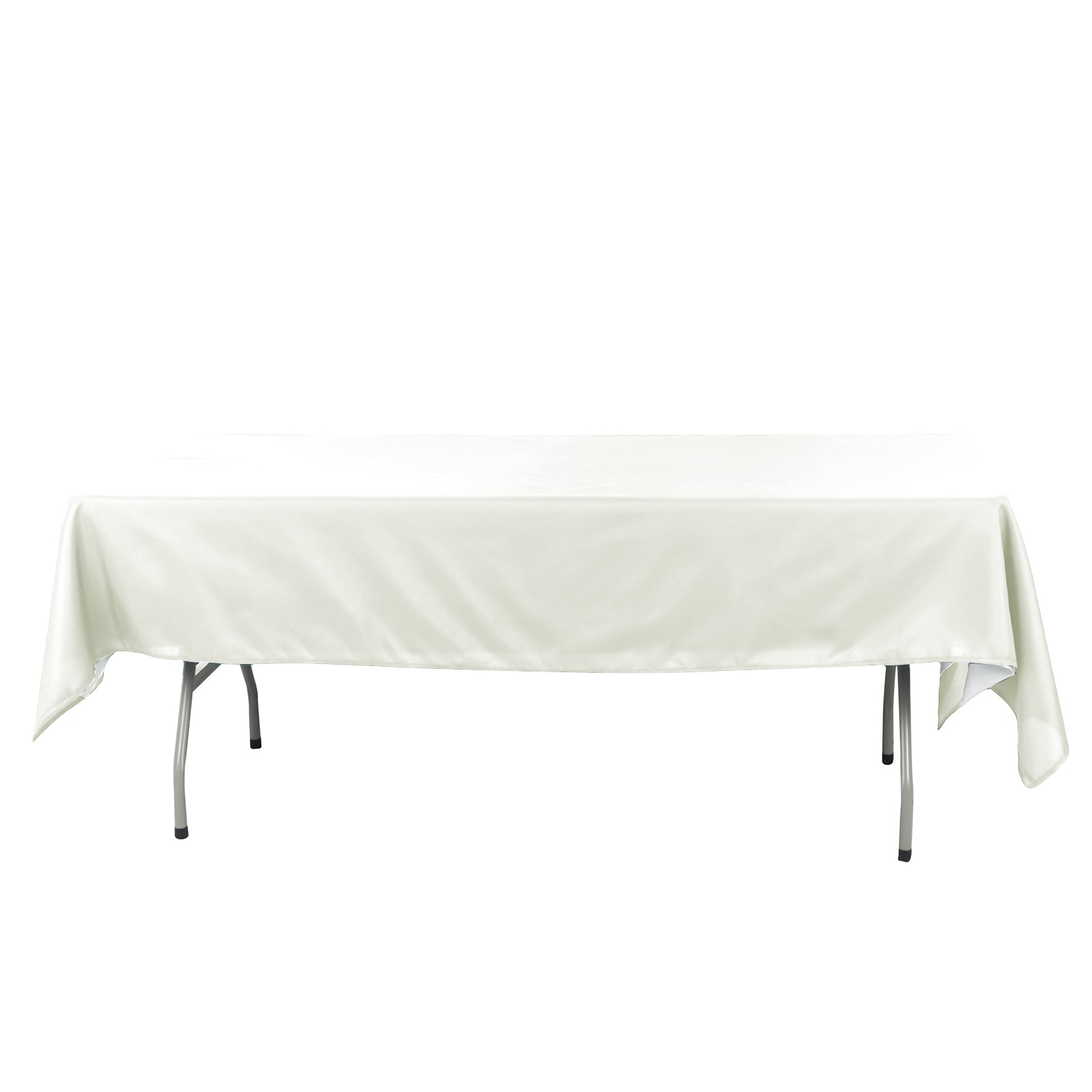 Cotton Blend 60x102 Rectangle Tablecloth Ivory - Wrinkle-Resistant Table Cover