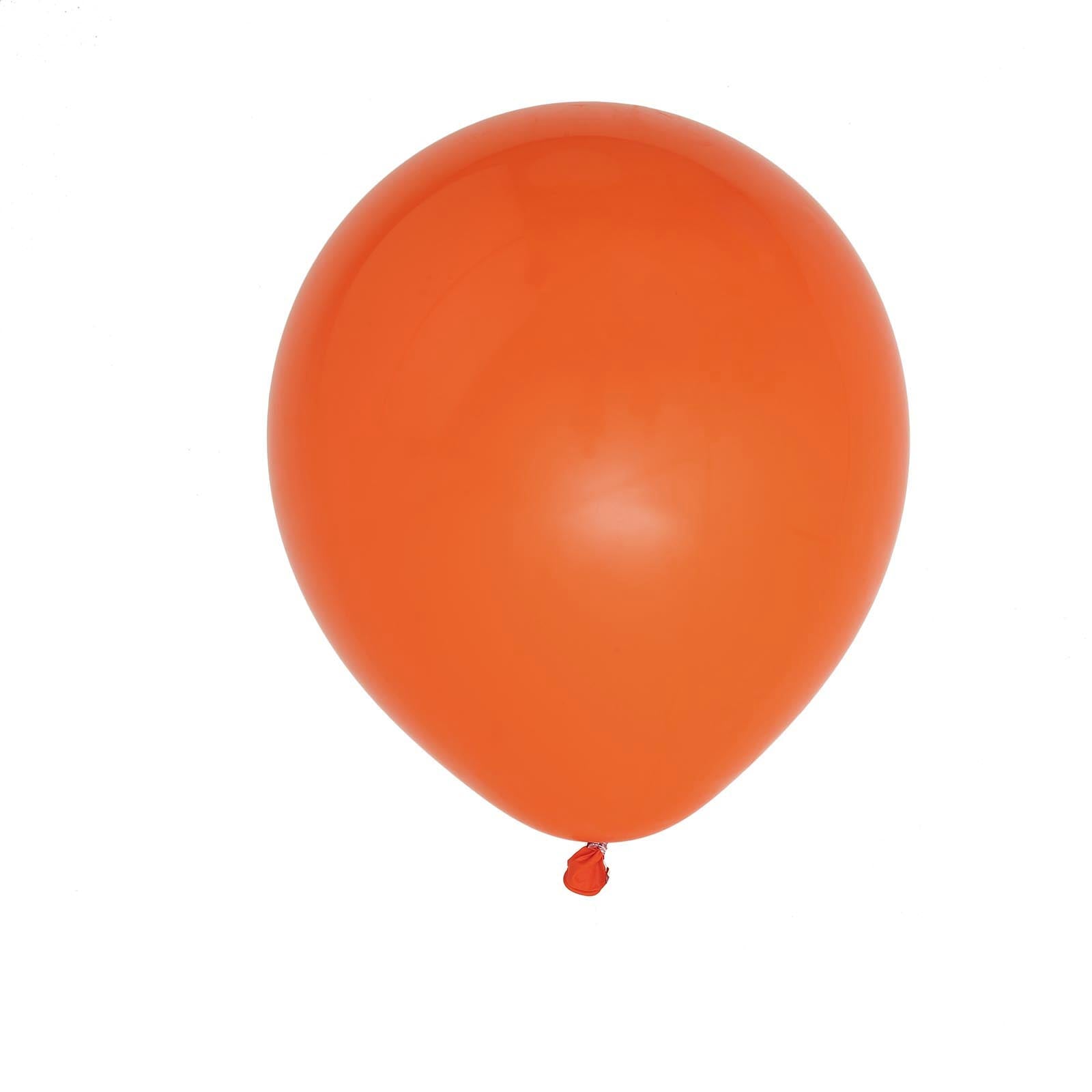 10 Pack 18 Matte Pastel Orange Helium or Air Latex Party Balloons