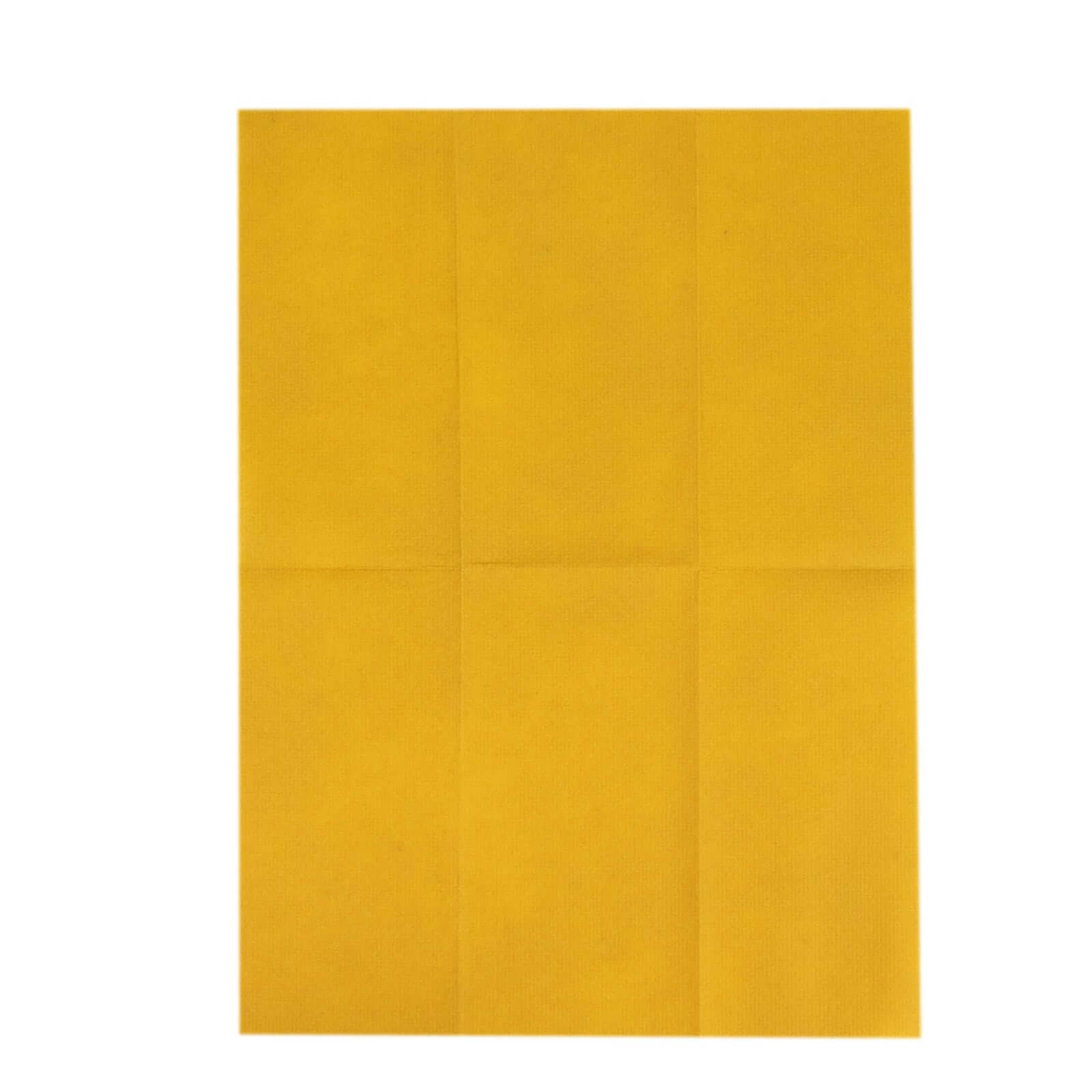 20-Pack Paper Linen-Like Napkins Gold - Disposable Hygienic Airlaid Guest Towels 8.5x4