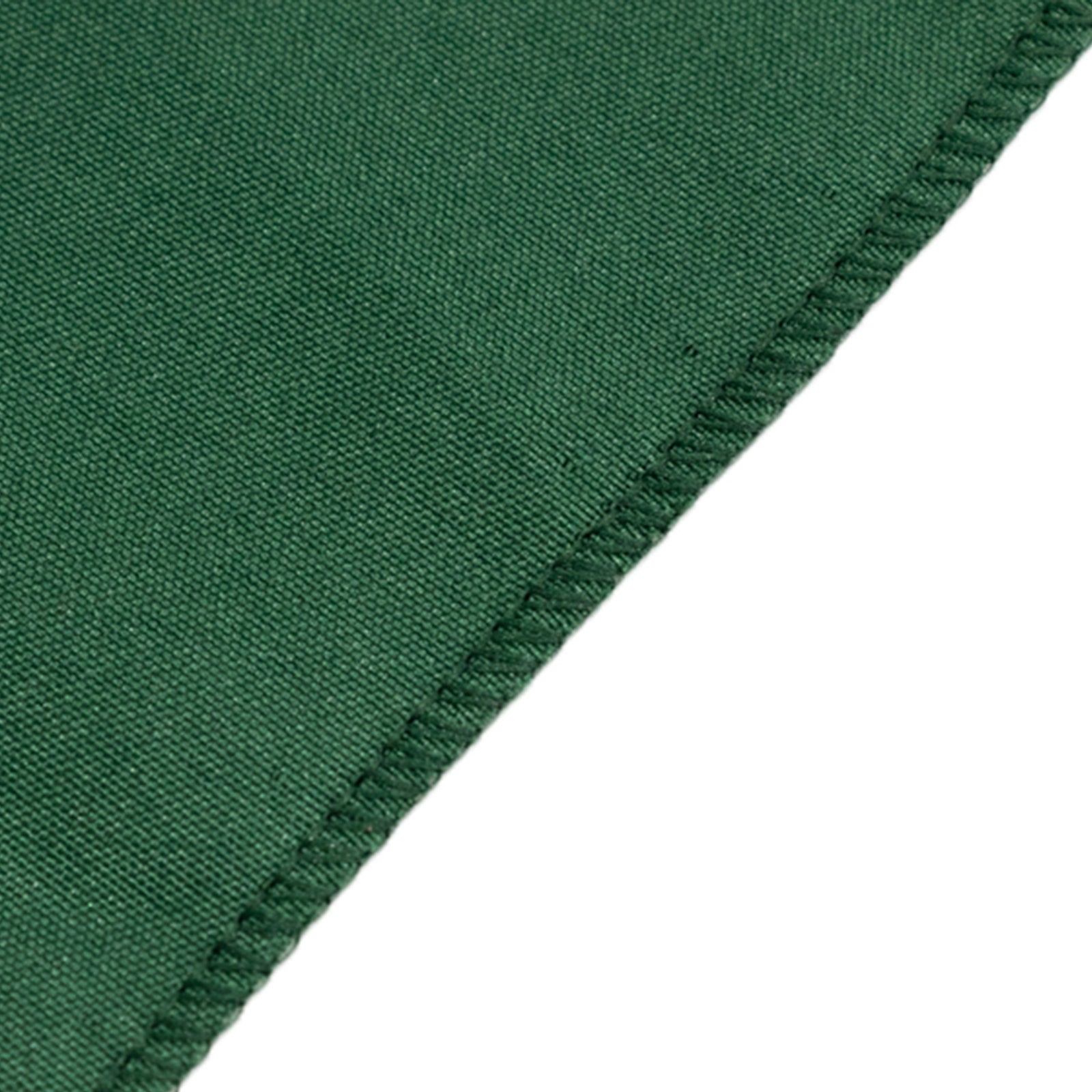 Fitted Polyester 72x30 Rectangle Tablecloth Hunter Emerald Green - Durable Table Cover