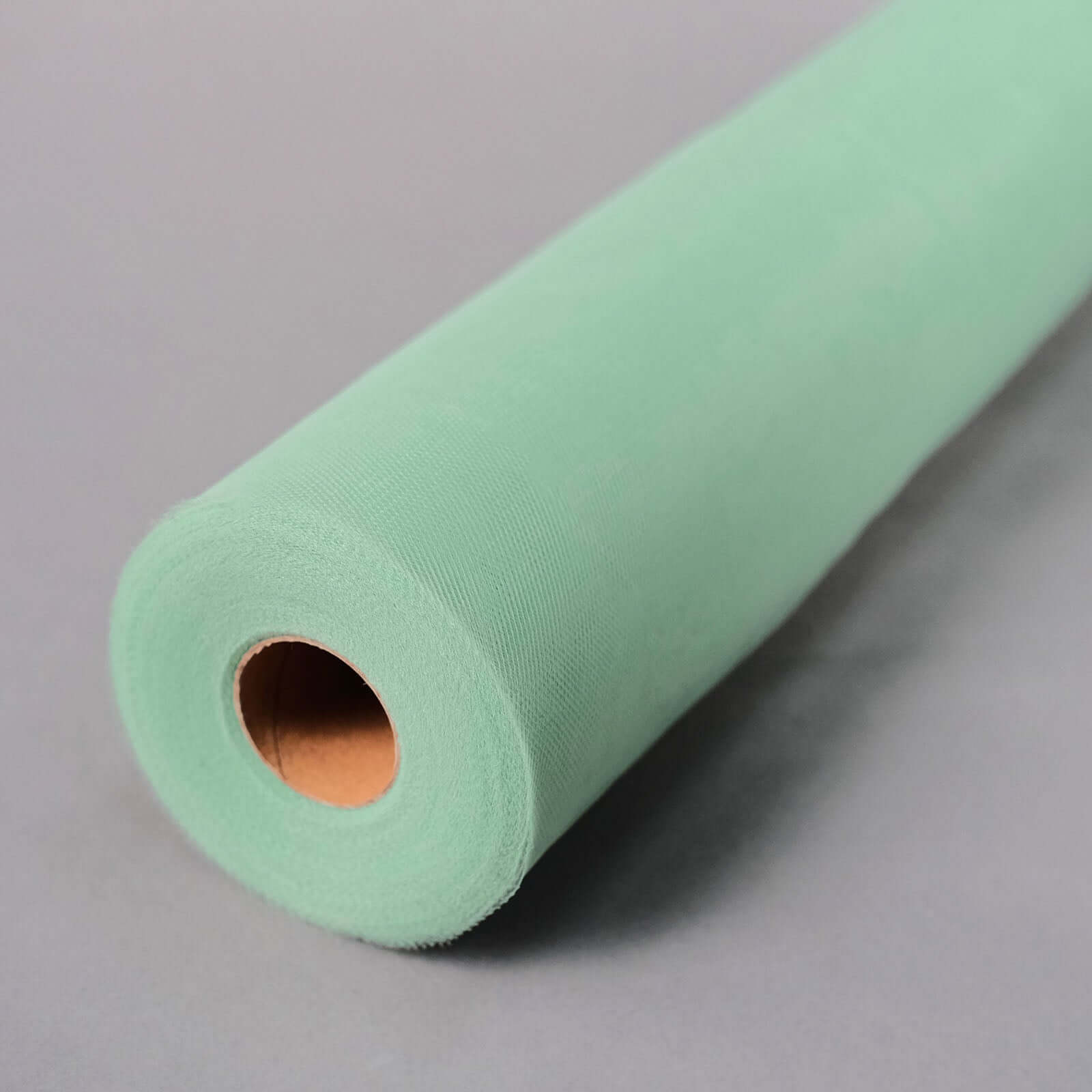 18x100 Yards Sage Green Tulle Fabric Bolt, Sheer Fabric Spool Roll For Crafts