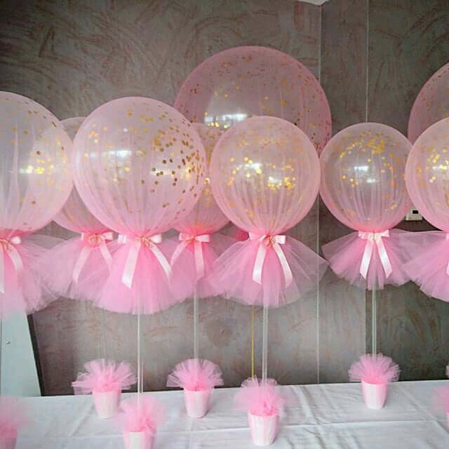 24 Clear Fully Transparent Durable PVC Helium or Air Bubble Balloon