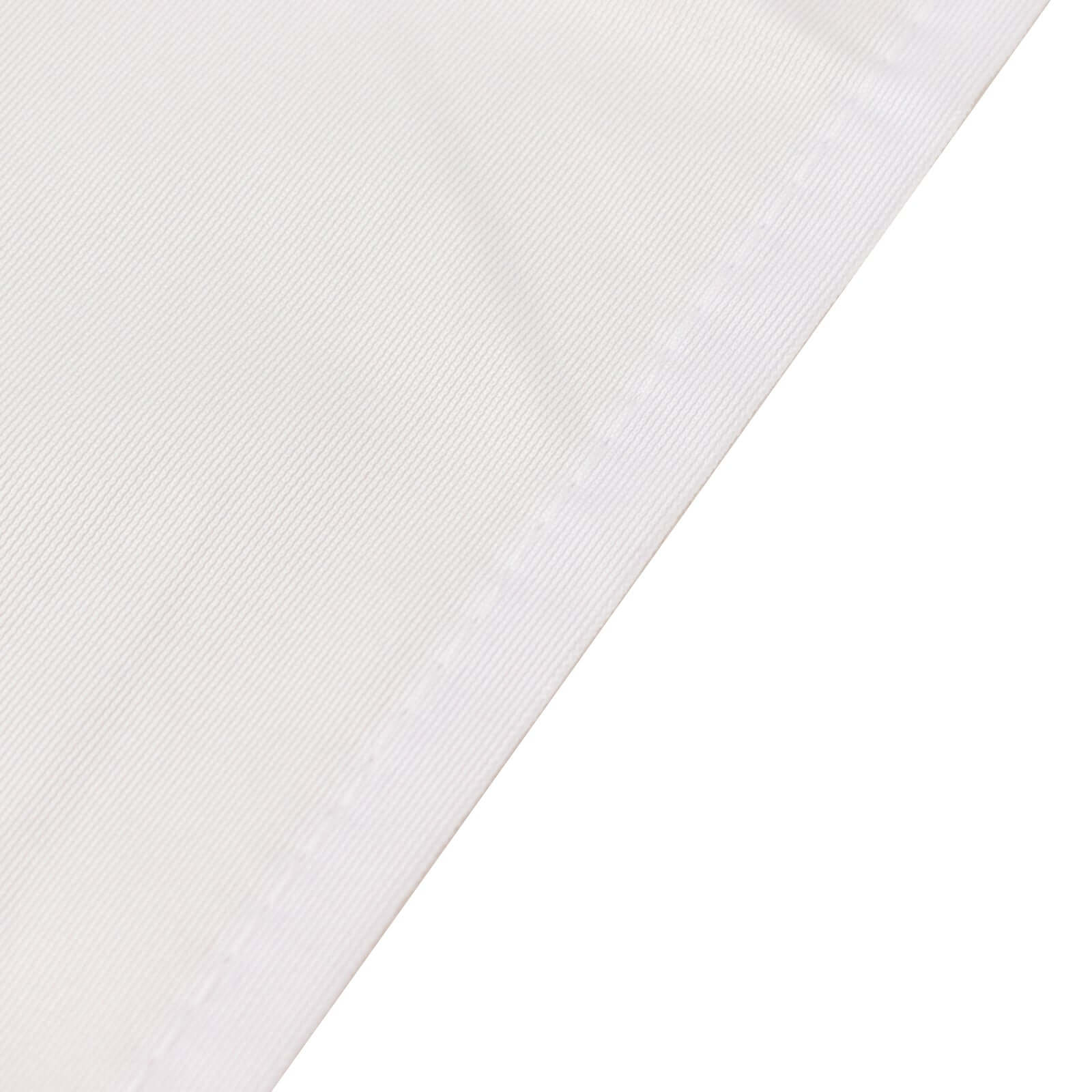 Premium Scuba Round 108 Tablecloth White - Wrinkle Free & Stain Resistant Table Cover for Exquisite Events