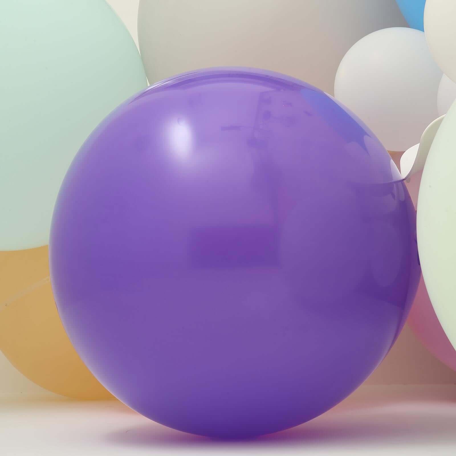 2 Pack 32 Large Matte Purple Helium or Air Premium Latex Balloons