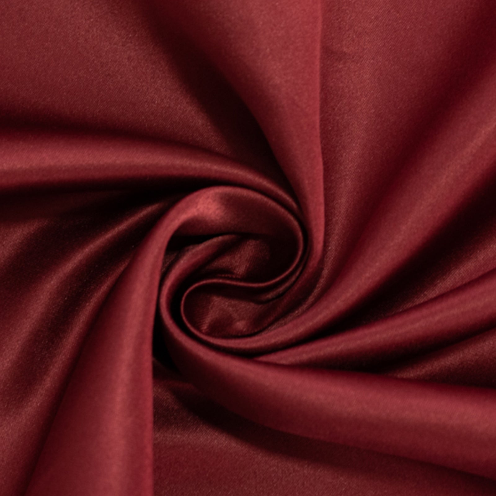 Lamour Satin 90x156 Rectangle Tablecloth Burgundy - Luxurious, Soft Seamless Table Cover