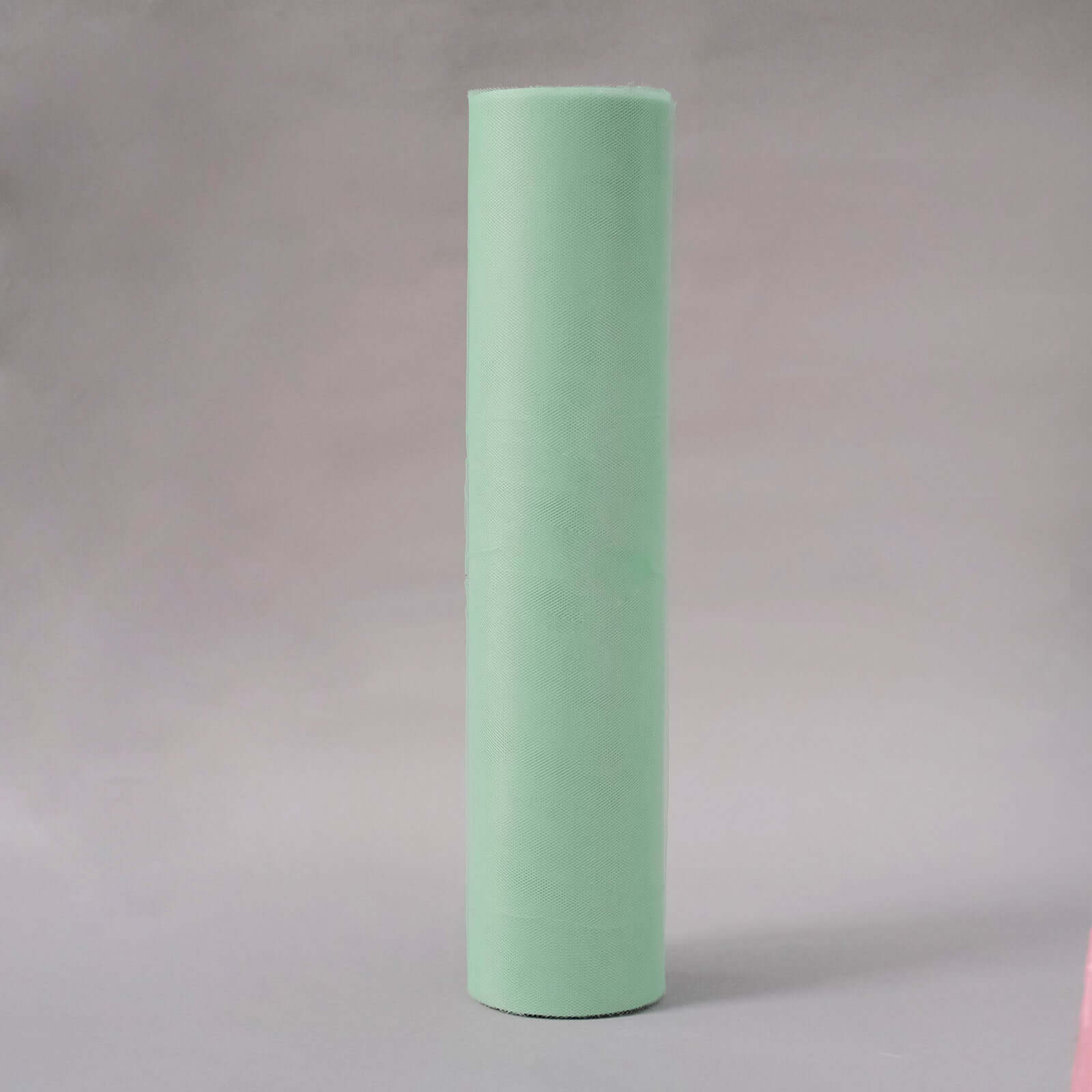 18x100 Yards Sage Green Tulle Fabric Bolt, Sheer Fabric Spool Roll For Crafts