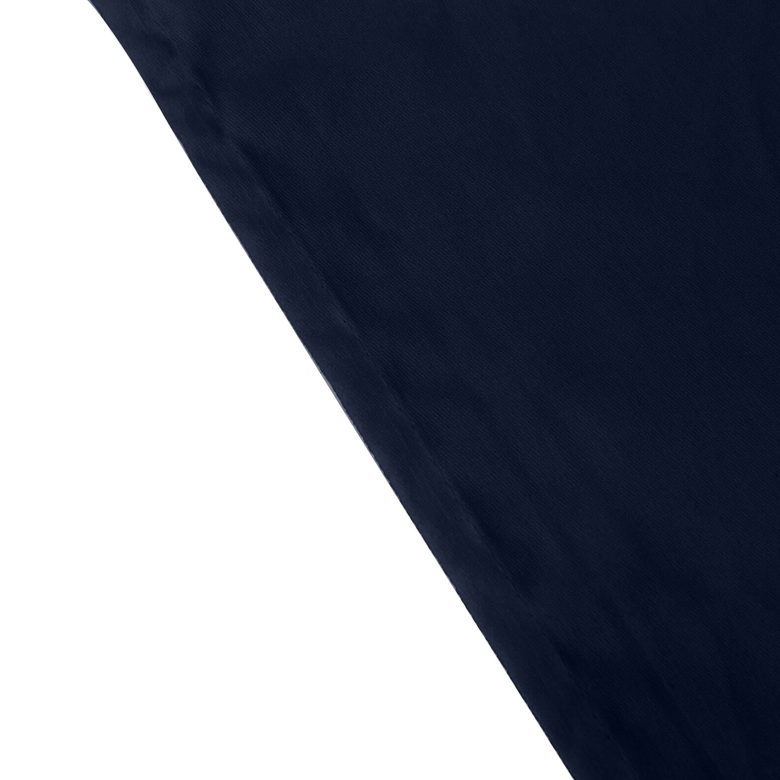 Cotton Blend 60x102 Rectangle Tablecloth Navy Blue - Wrinkle-Resistant Table Cover