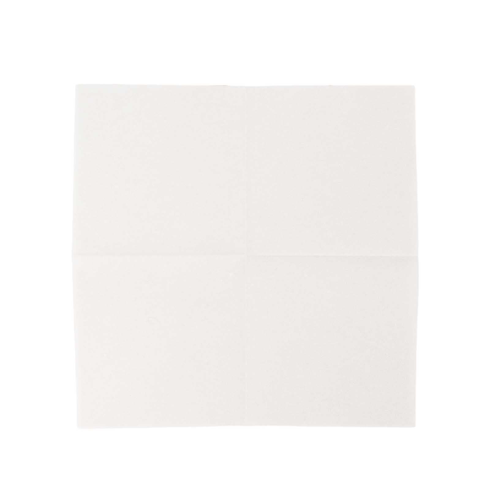 20-Pack Paper Linen-Like Cocktail Napkins White - Disposable 5x5 Airlaid Soft Napkins for Events