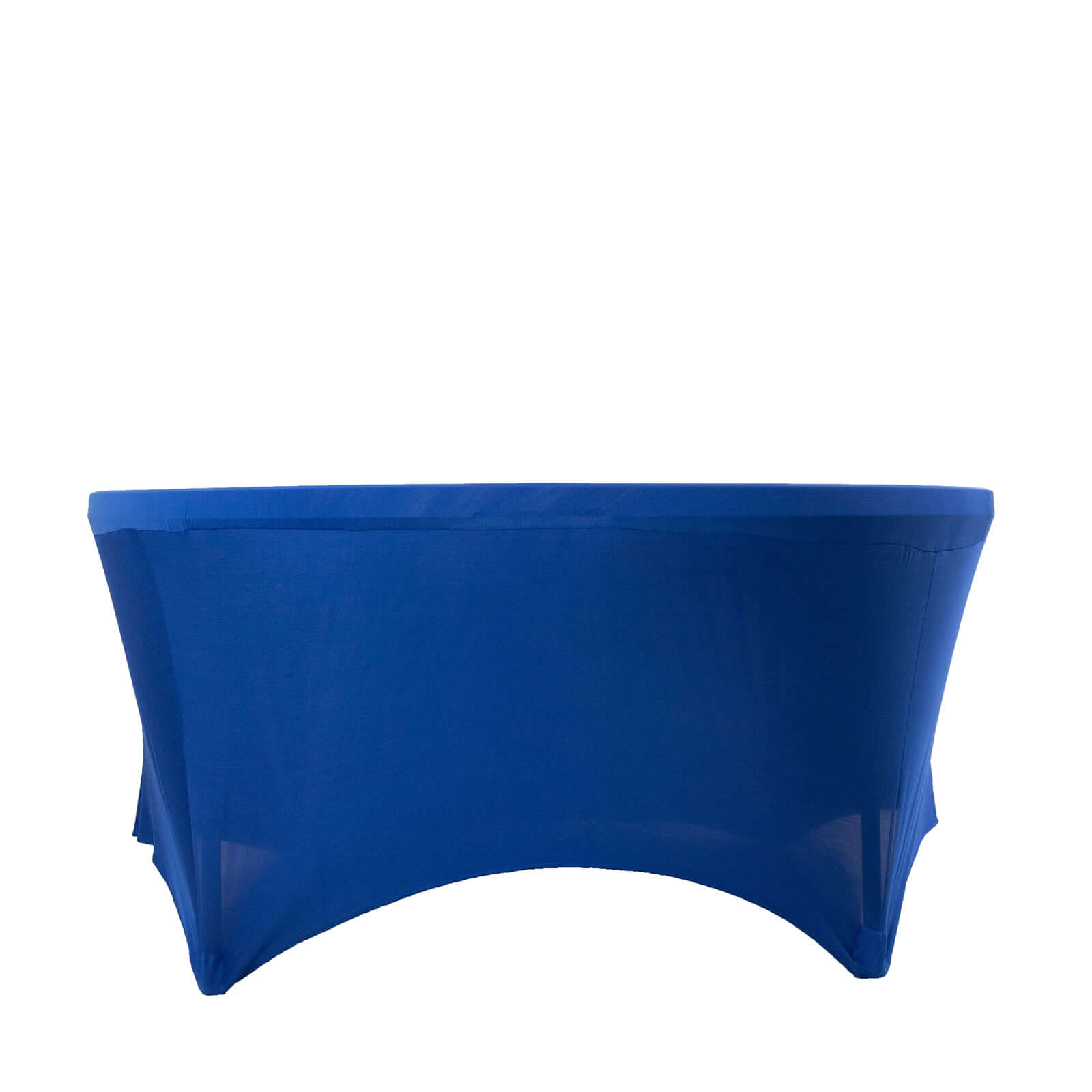 Stretch Spandex 6ft Round Tablecloth Royal Blue - Durable Form-Fitting Table Cover