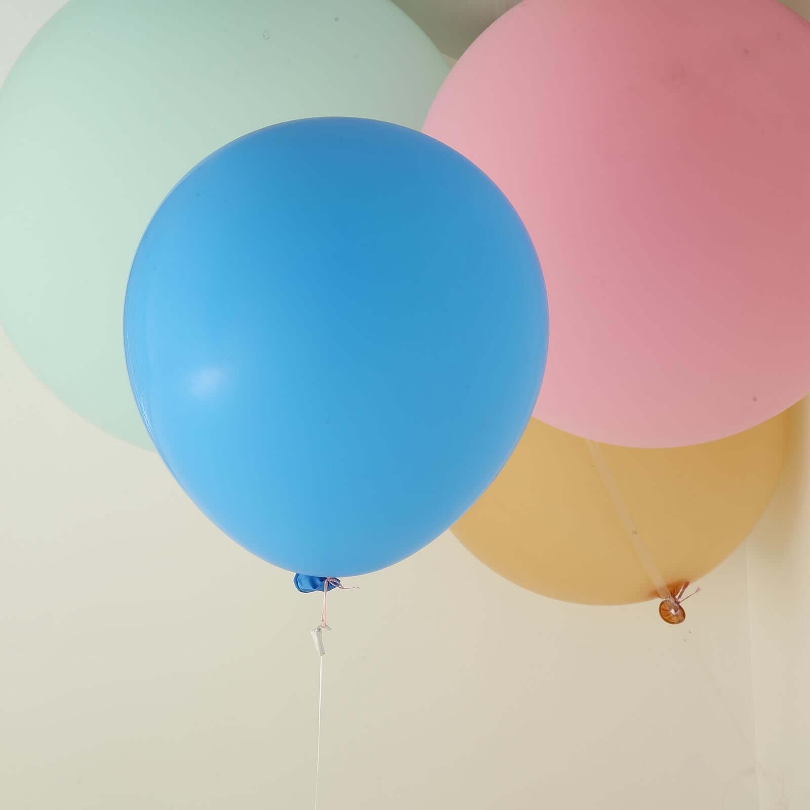 10 Pack 18 Matte Pastel Light Blue Helium or Air Latex Party Balloons