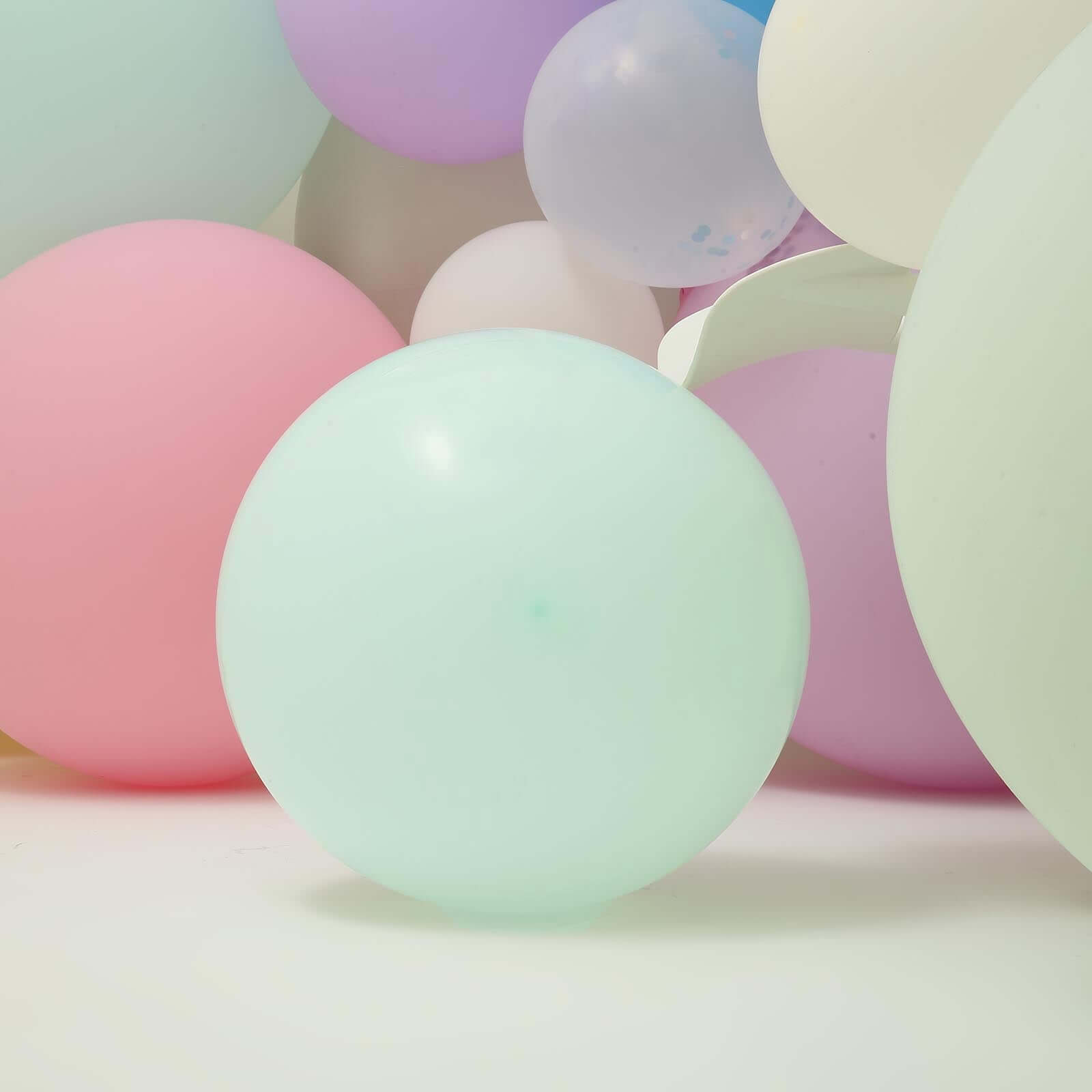 10 Pack 18 Matte Pastel Seafoam Helium or Air Latex Party Balloons