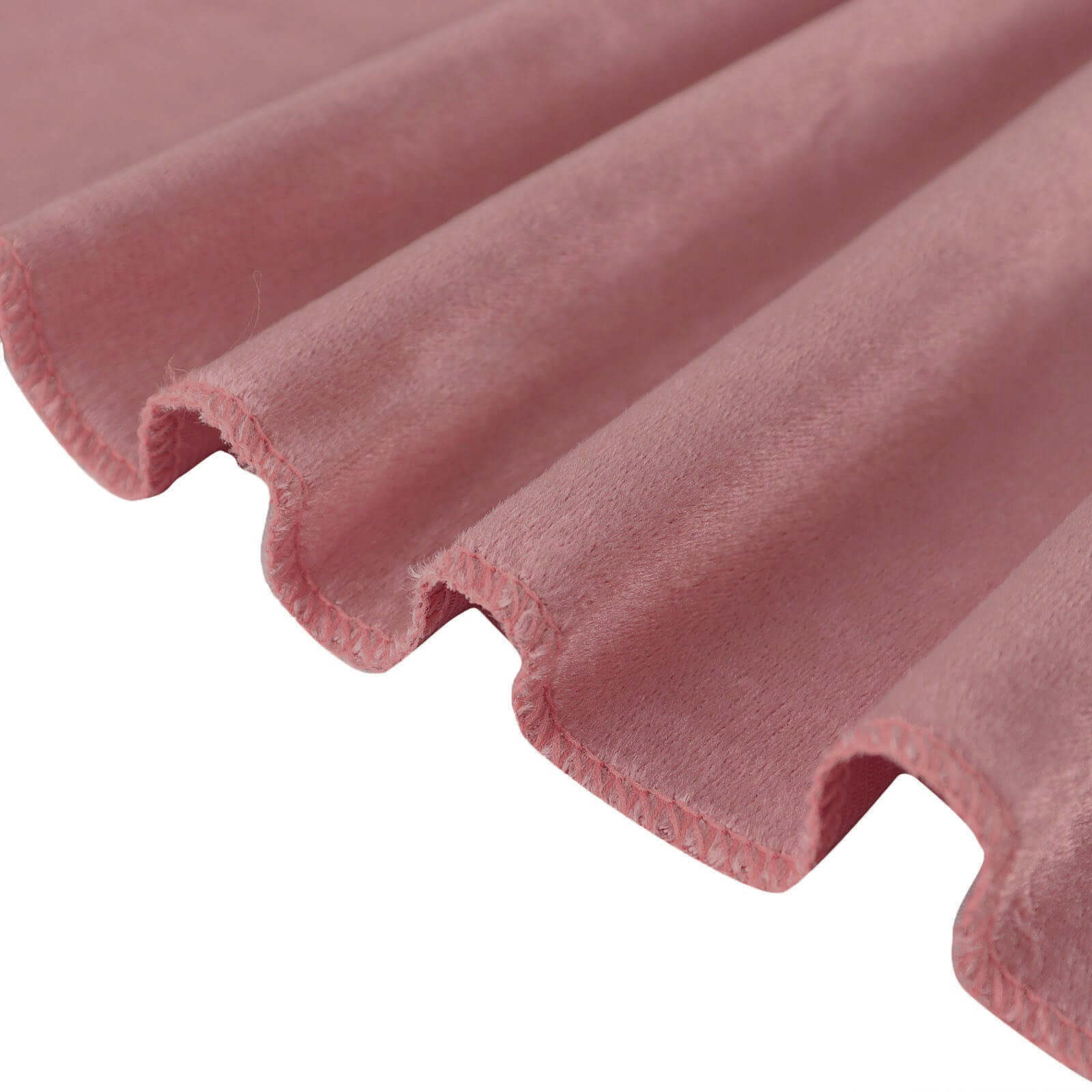 Velvet 72x72 Table Overlay Square Tablecloth Dusty Rose - Premium Soft Finish Table Topper