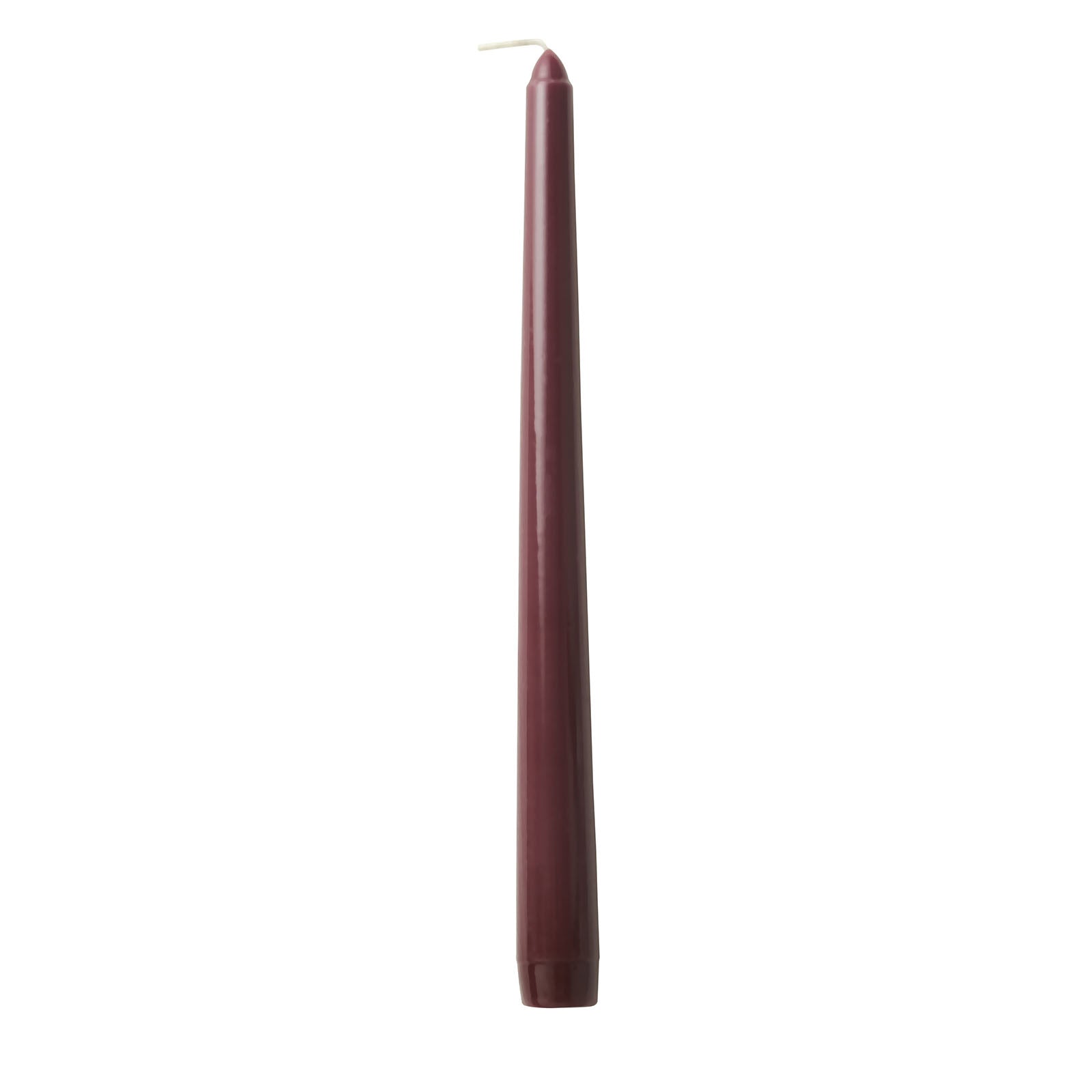 12-Pack Taper Candles Premium Wax Design Burgundy - Unscented Candles for Upscale Settings 10