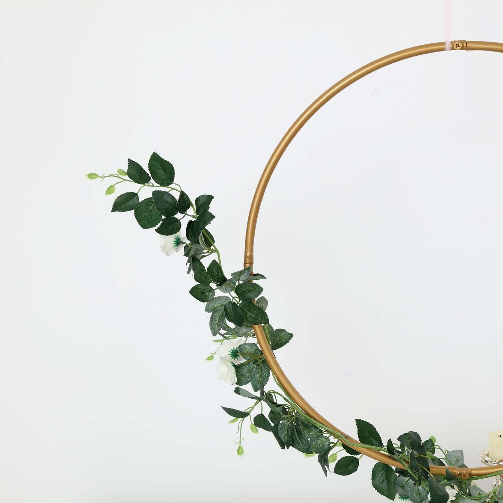 24 Gold Heavy Duty Metal Hoop Wreath, Floral Hoop