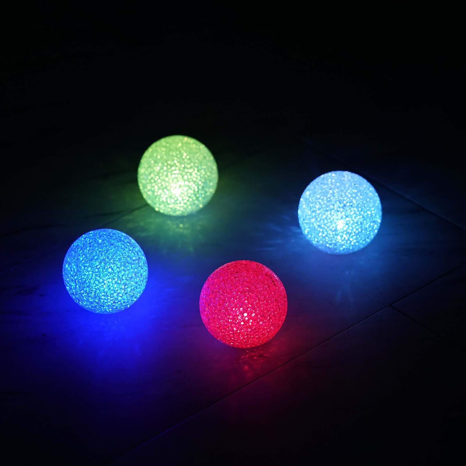 4-Pack LED Mini Light Globes Color Changing - Battery Operated Ball Centerpiece Fillers 3