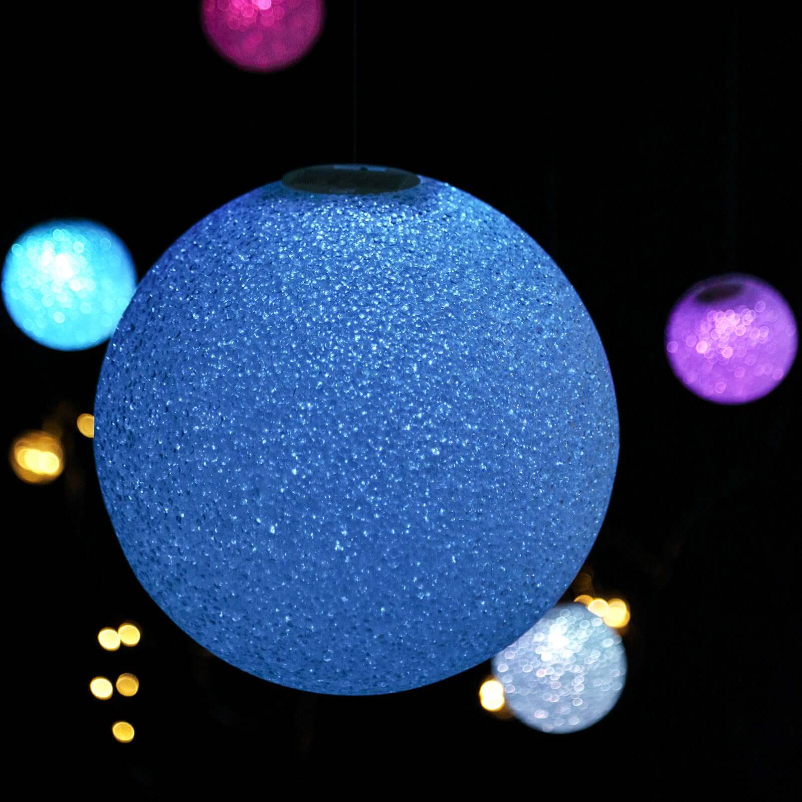 LED Color Changing Light Globe - Battery Operated Ball Centerpiece 10