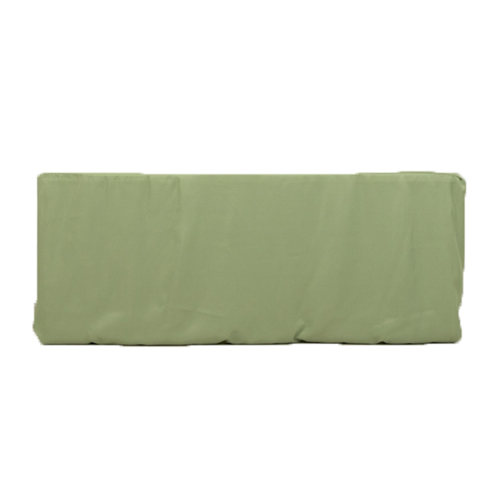 Fitted Polyester 72x30 Rectangle Tablecloth Sage Green - Durable and Easy to Maintain Table Cover