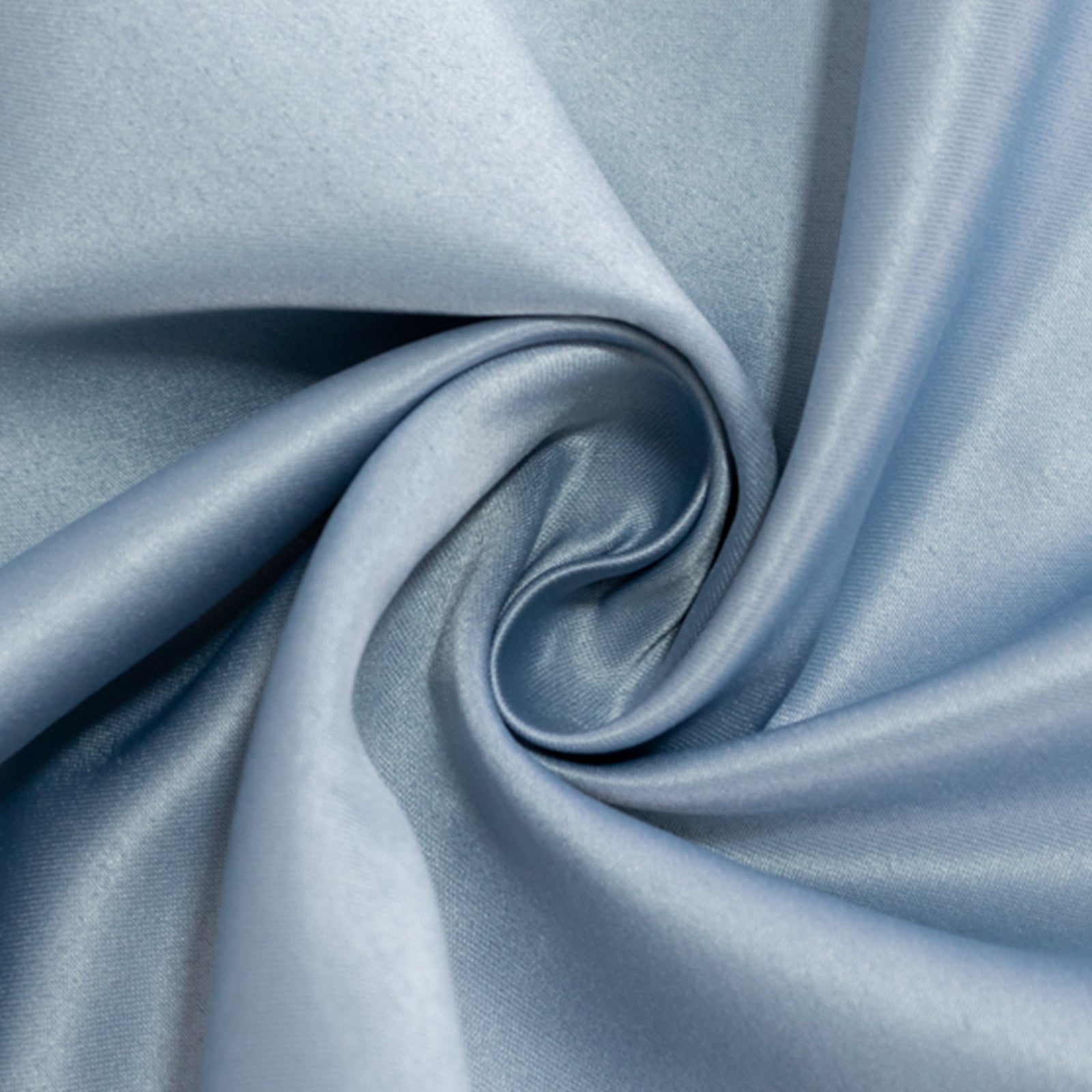 Lamour Satin 54x54 Table Overlay Square Tablecloth Dusty Blue - Durable & Silk-Like Table Cover