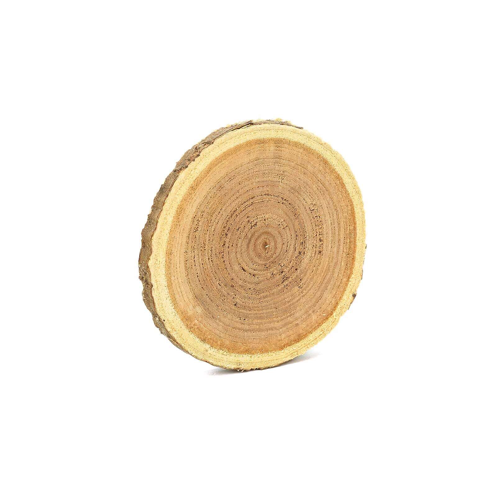 Rustic Cedar Wood Slices - Perfect Natural Accents for Weddings & Events 5 oz