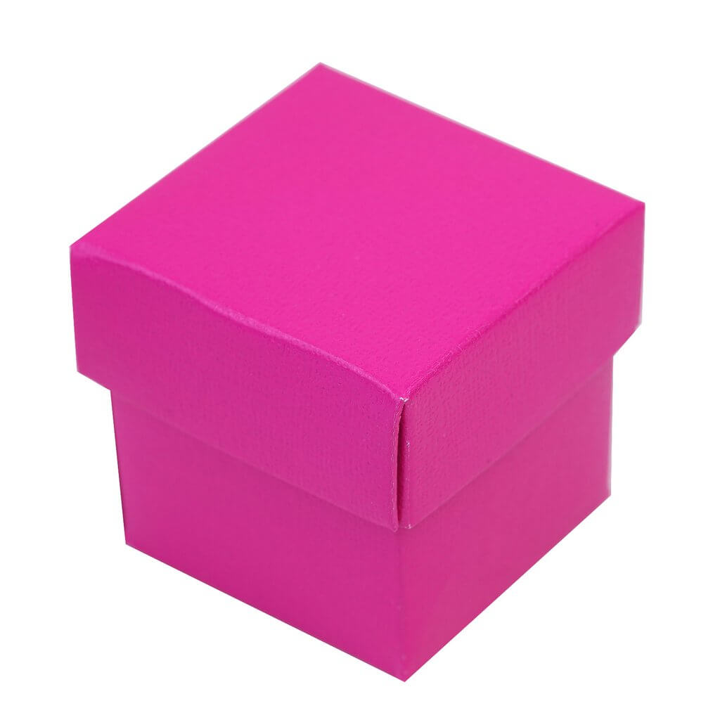 100 Pack 2 Fuchsia Party Favor Candy Gift Boxes and Lids