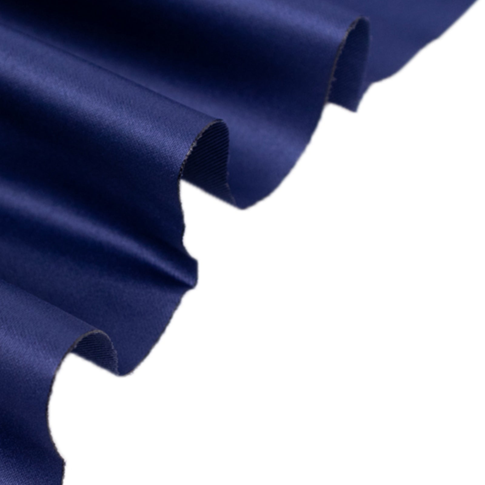 54x10 Yards Navy Blue Lamour Satin Fabric Bolt, Heavy Matte Satin Fabric By The Yard