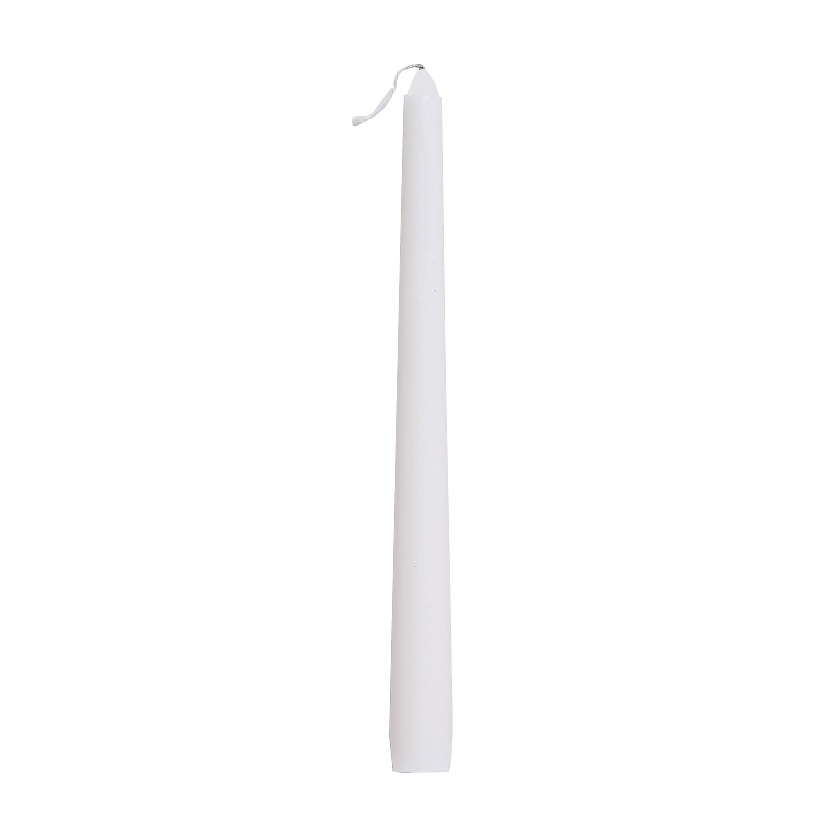 12-Pack Taper Candles Premium Wax Design White - Unscented Candles for Upscale Settings 10