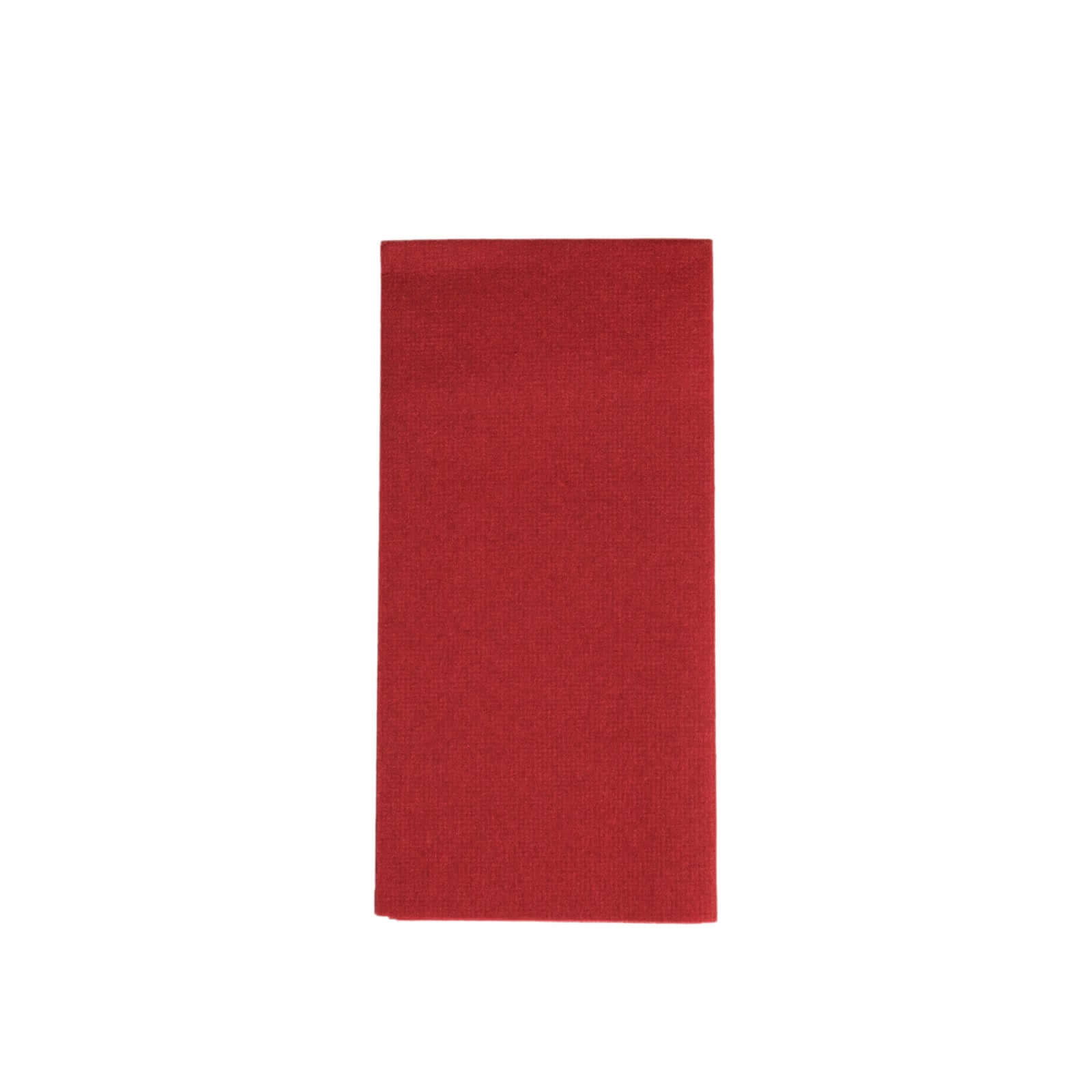 20-Pack Paper Linen-Like Napkins Burgundy - Disposable Hygienic Airlaid Guest Towels 8.5x4