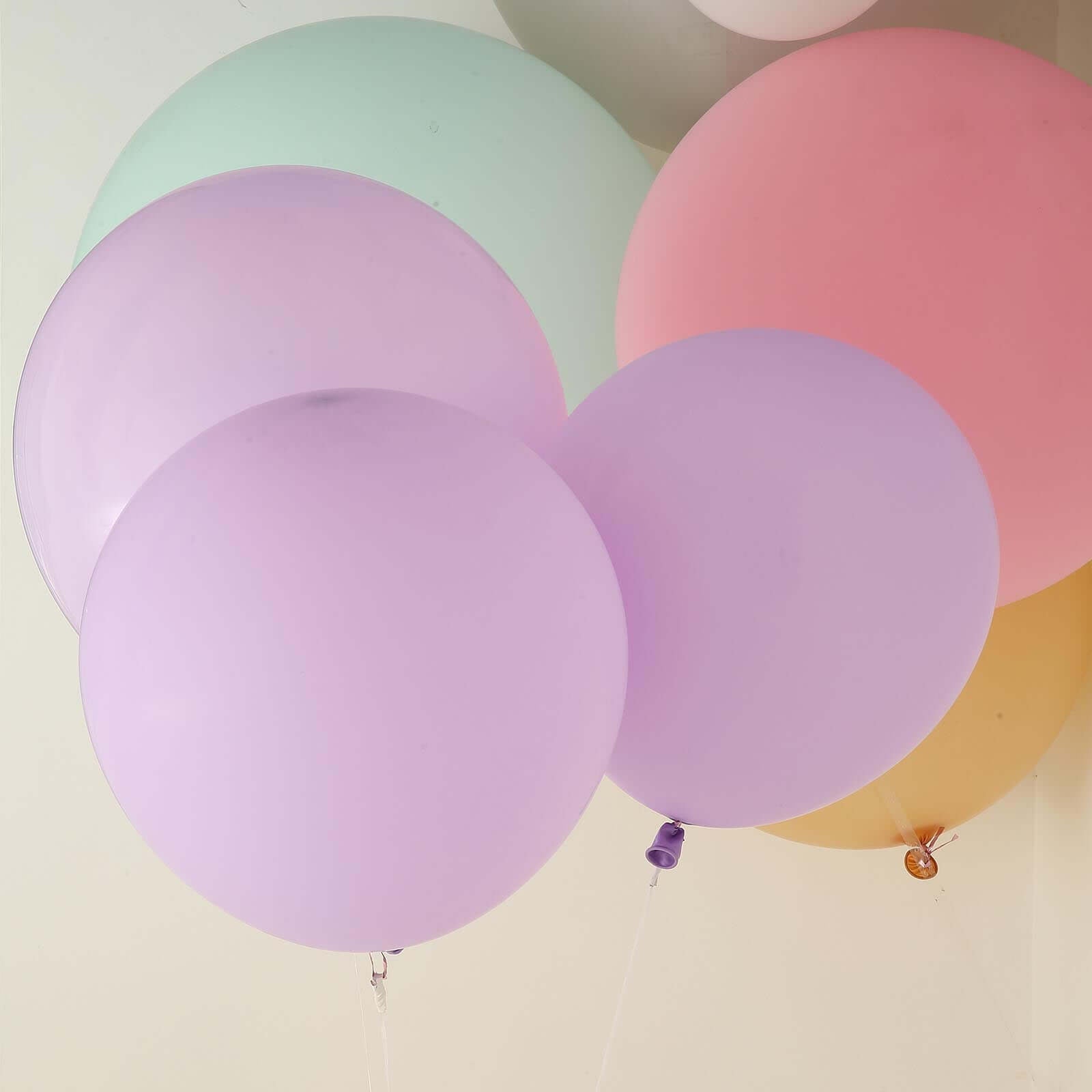 10 Pack 18 Matte Pastel Lavender Lilac Helium or Air Latex Party Balloons