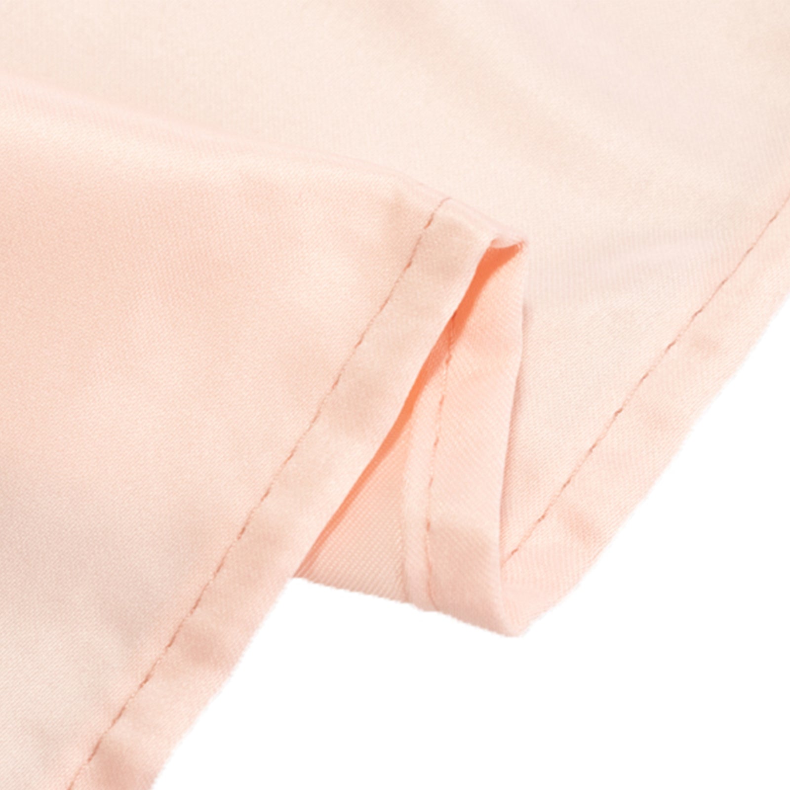 Lamour Satin 60x102 Rectangle Tablecloth Blush - Durable & Silky Soft Feel Table Cover