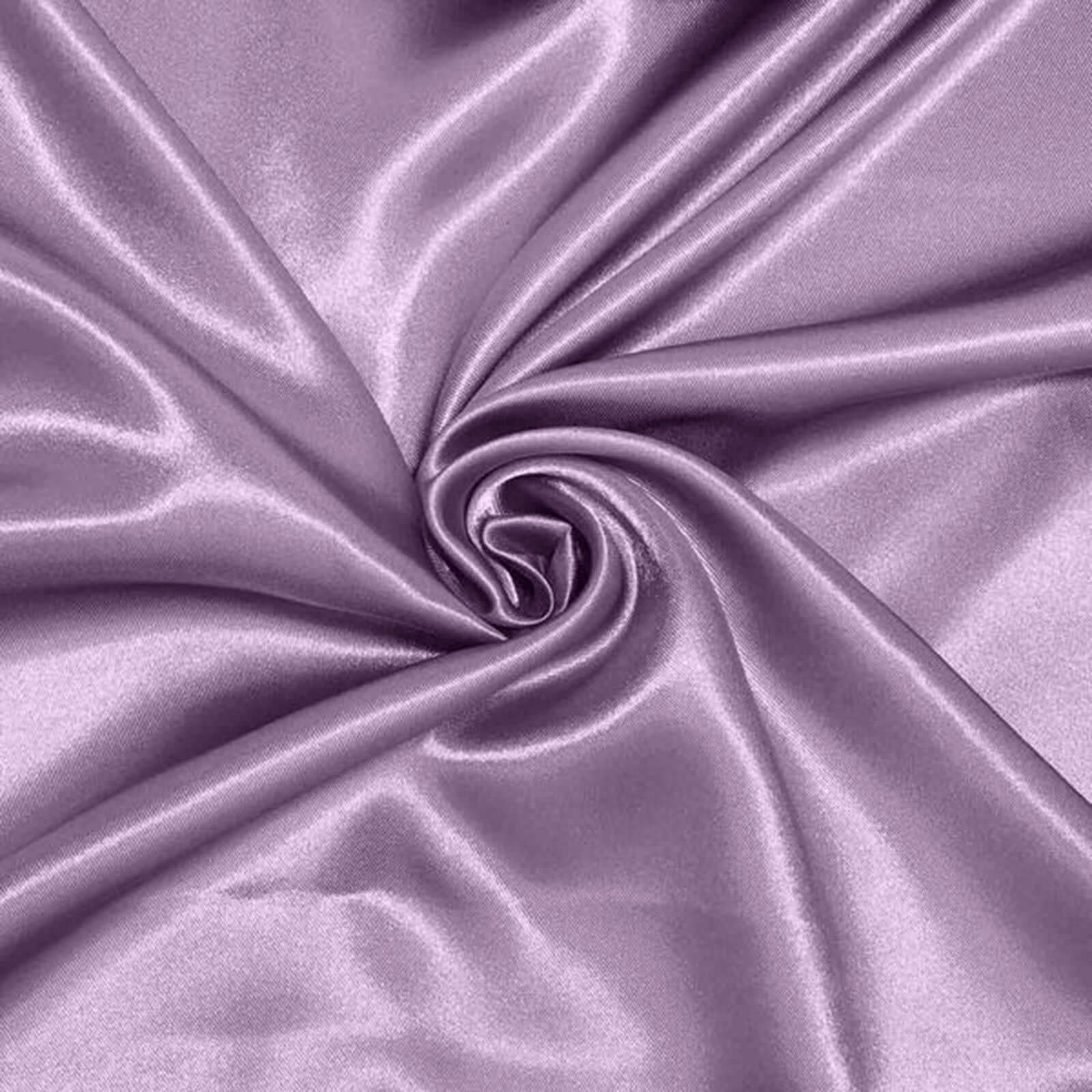 4 Pack Satin 20x20 Napkins Violet Amethyst - Luxurious Shine & Smooth Dinner Napkins