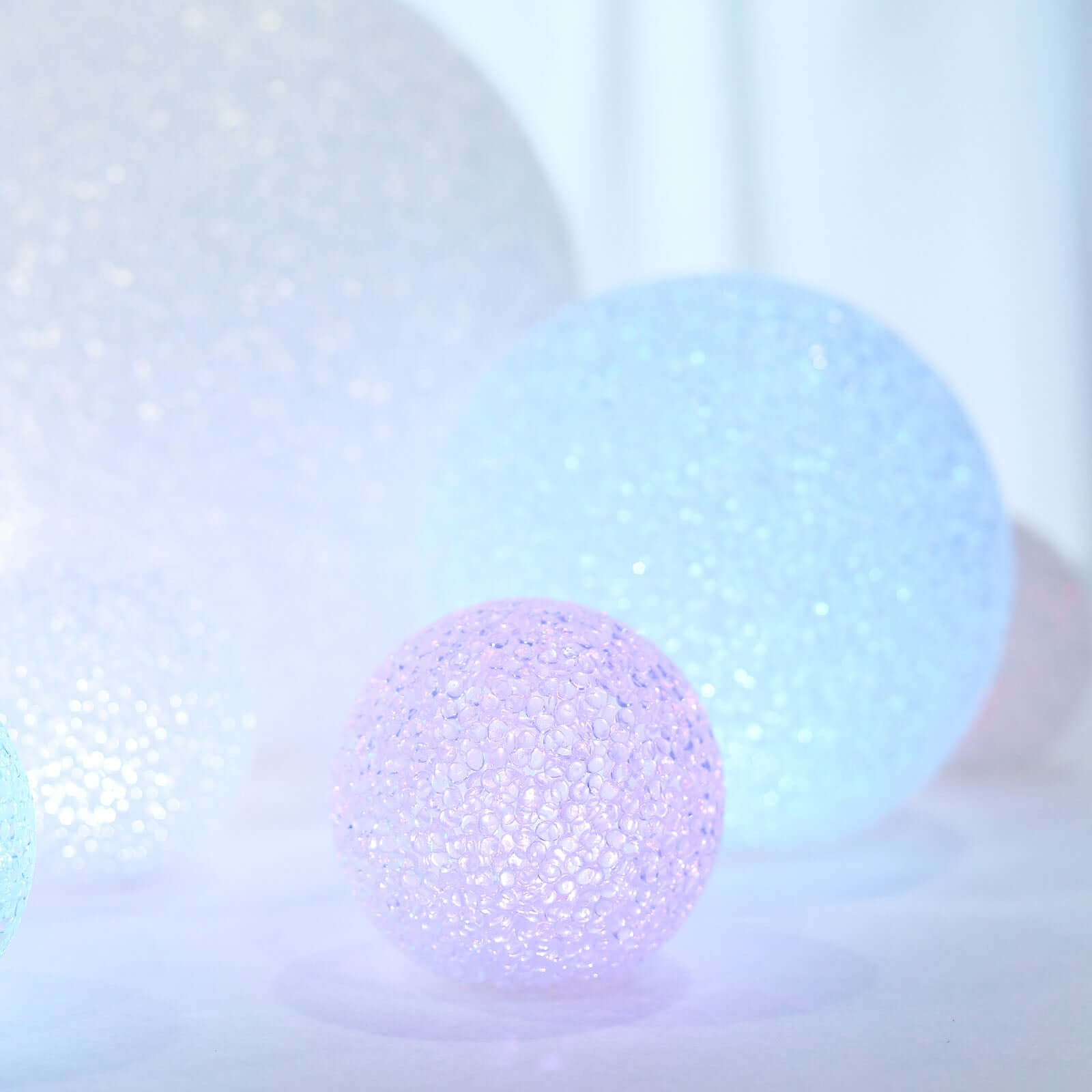 4-Pack LED Mini Light Globes Color Changing - Battery Operated Ball Centerpiece Fillers 3