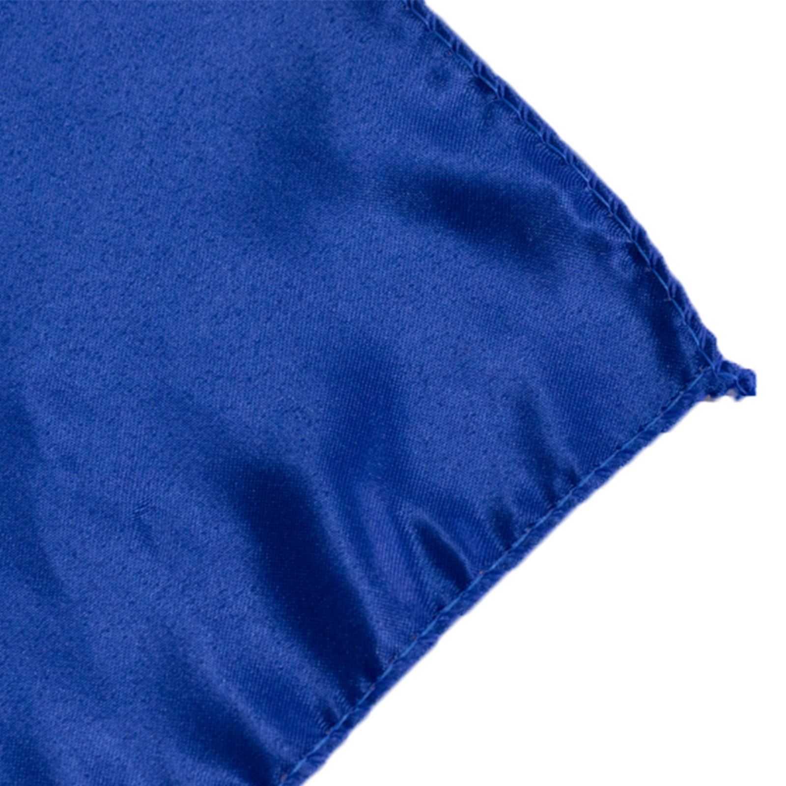 Lamour Satin 72x72 Table Overlay Square Tablecloth Royal Blue - Smooth Finish Table Topper