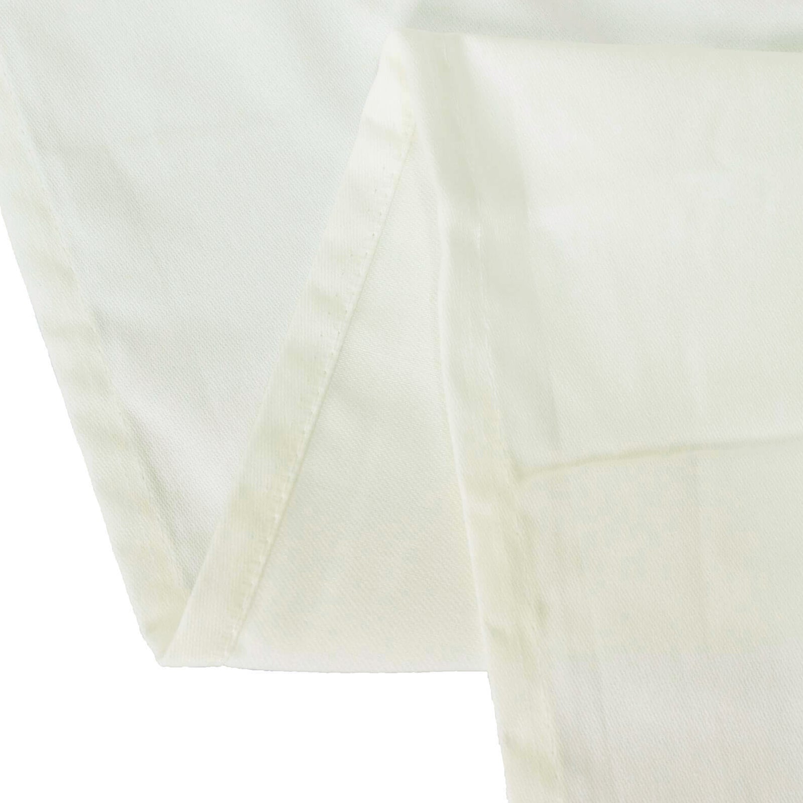 Cotton Blend 60x102 Rectangle Tablecloth Ivory - Wrinkle-Resistant Table Cover