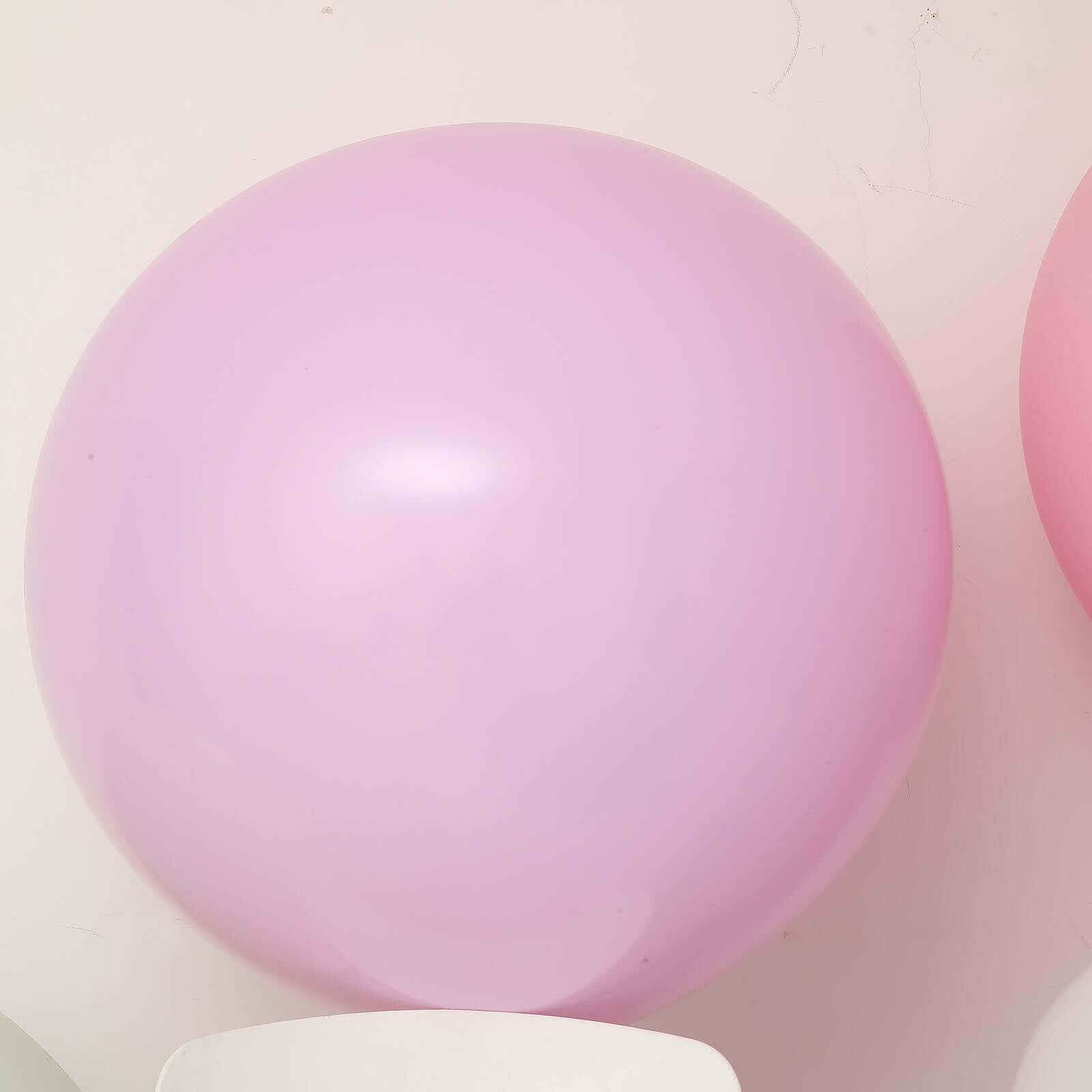 2 Pack 32 Large Matte Pastel Pink Helium Air Premium Latex Balloons