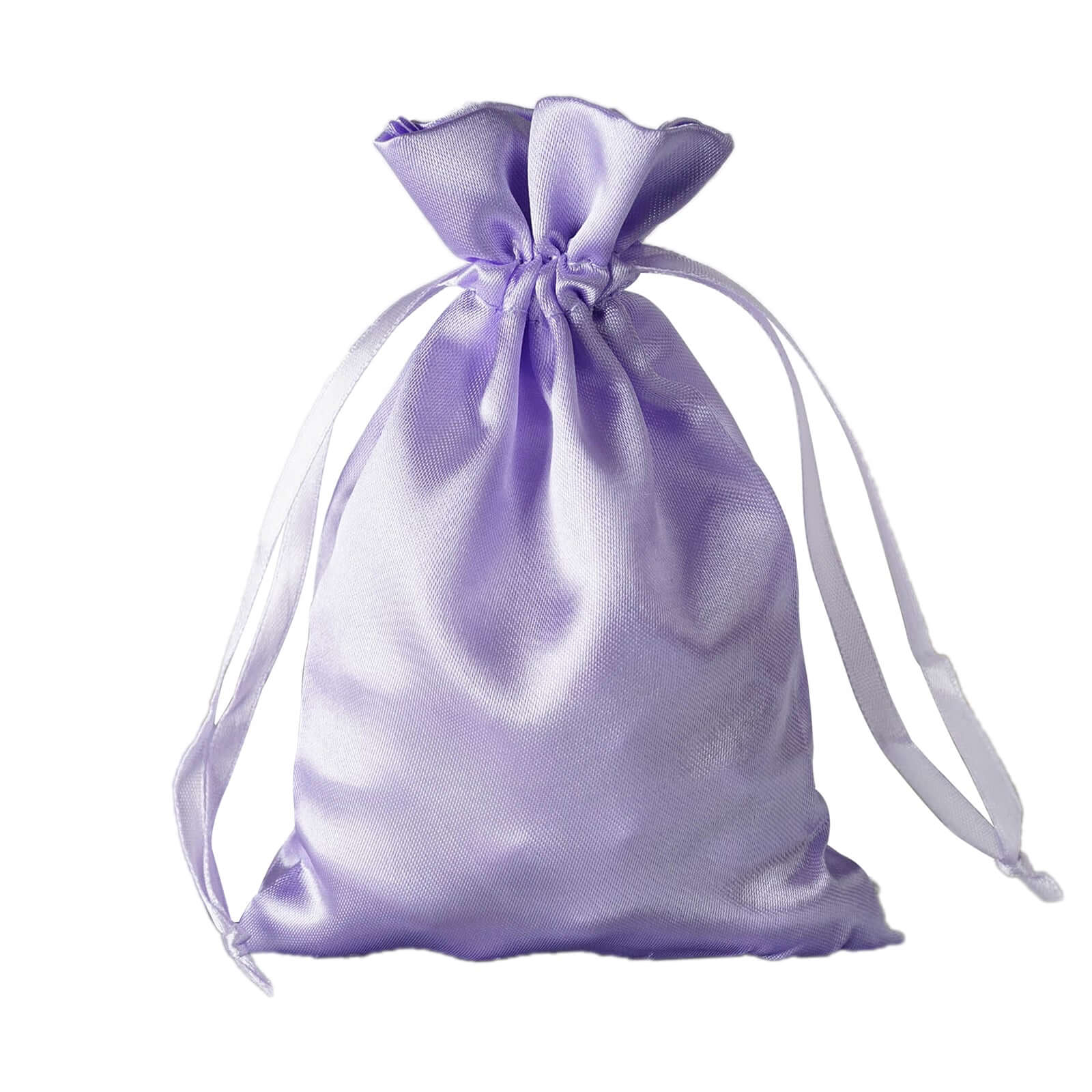 12 Pack 4x6 Lavender Lilac Satin Drawstring Wedding Party Favor Gift Bags