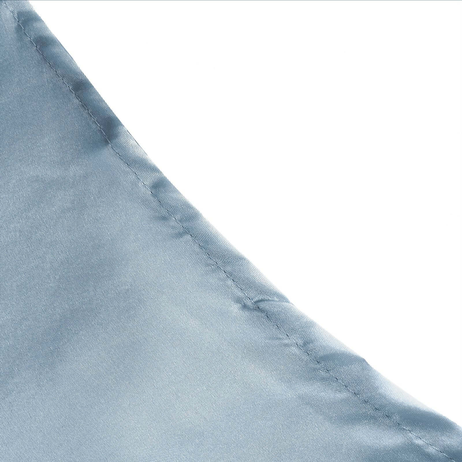 Satin Rectangular 60x102 Tablecloth Dusty Blue - Smooth and Lustrous Table Cover