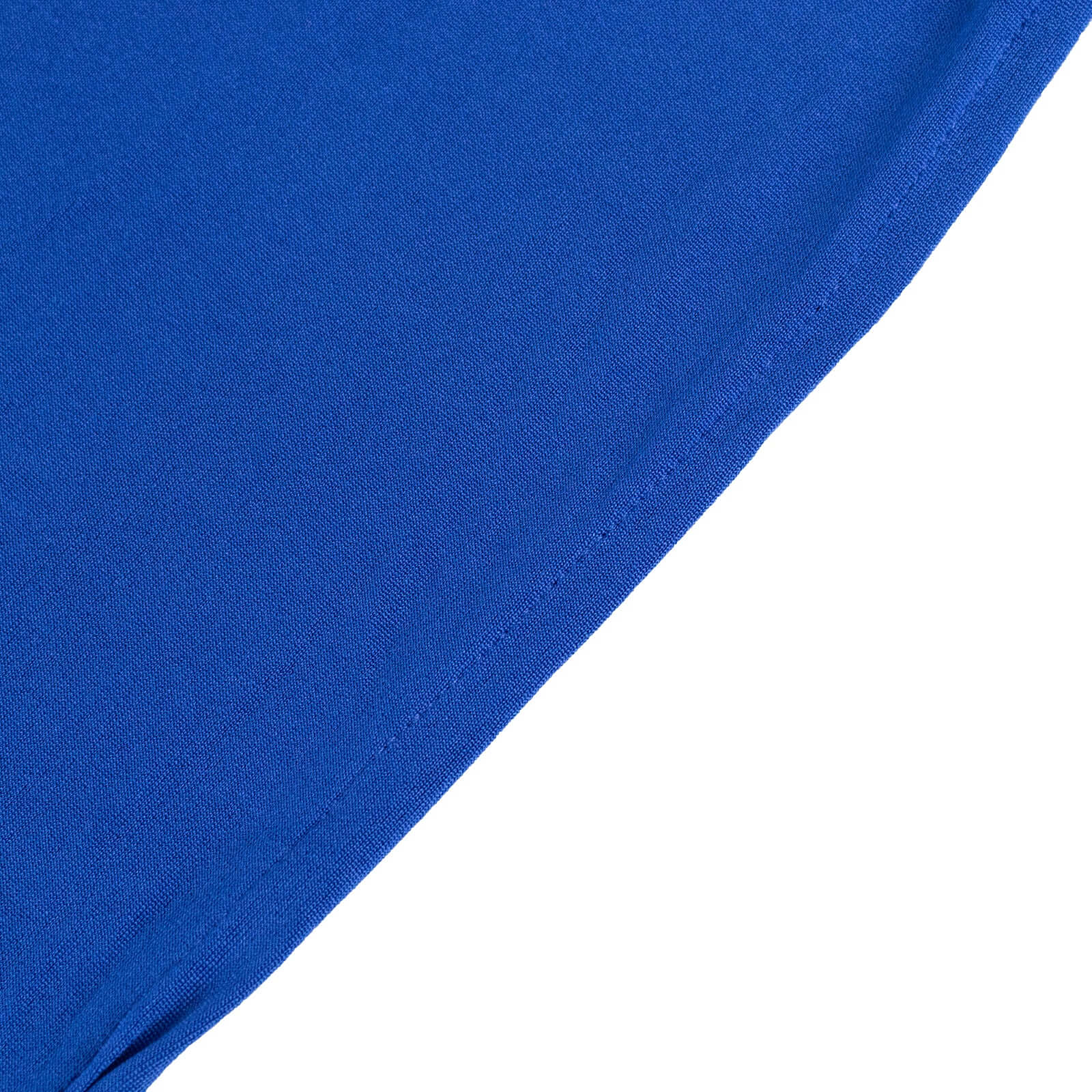 Stretch Spandex 6ft Round Tablecloth Royal Blue - Durable Form-Fitting Table Cover