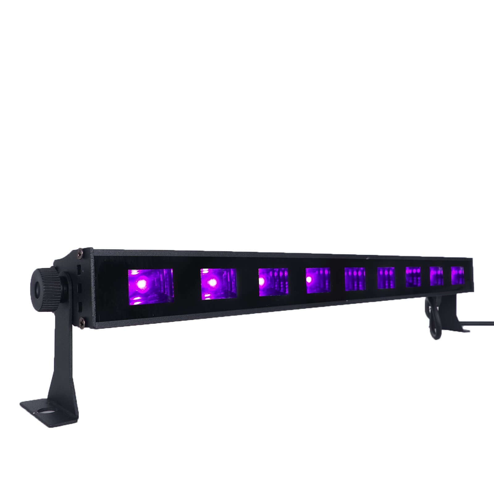 27W 9 LED Purple UV Stage Floor Wall Light Bar, Outdoor Indoor Uplight