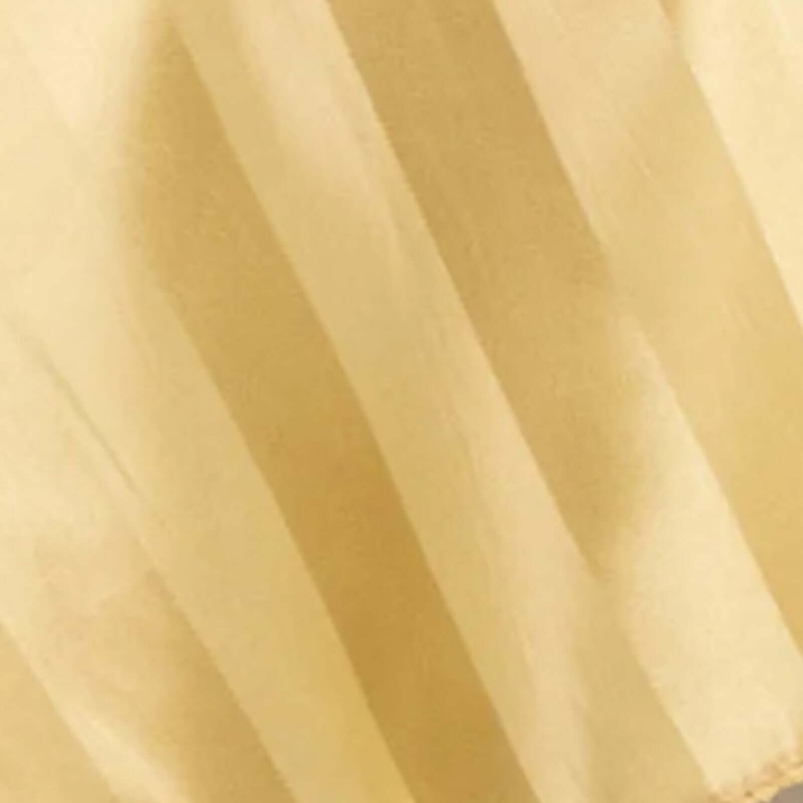 Satin 72x72 Table Overlay Square Tablecloth Champagne - Stripe Table Topper