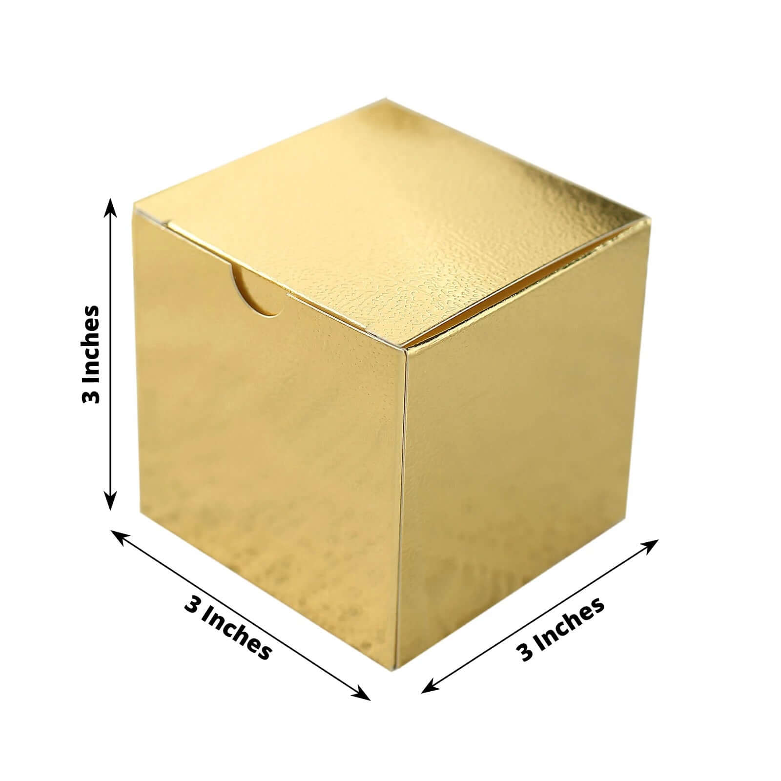 100 Pack 3 Easy DIY Gold Party Or Shower Favor Candy Gift Boxes