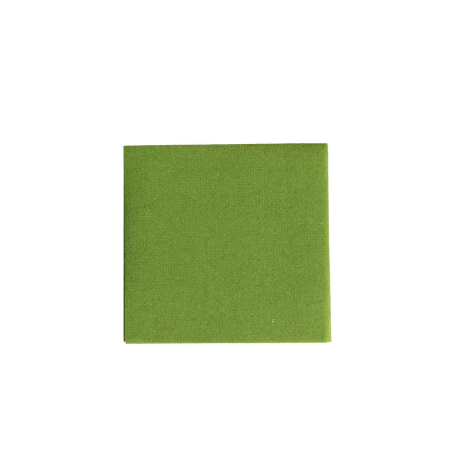 20-Pack Paper Linen-Like Cocktail Napkins Olive Green - Disposable 5x5 Airlaid Soft Napkins