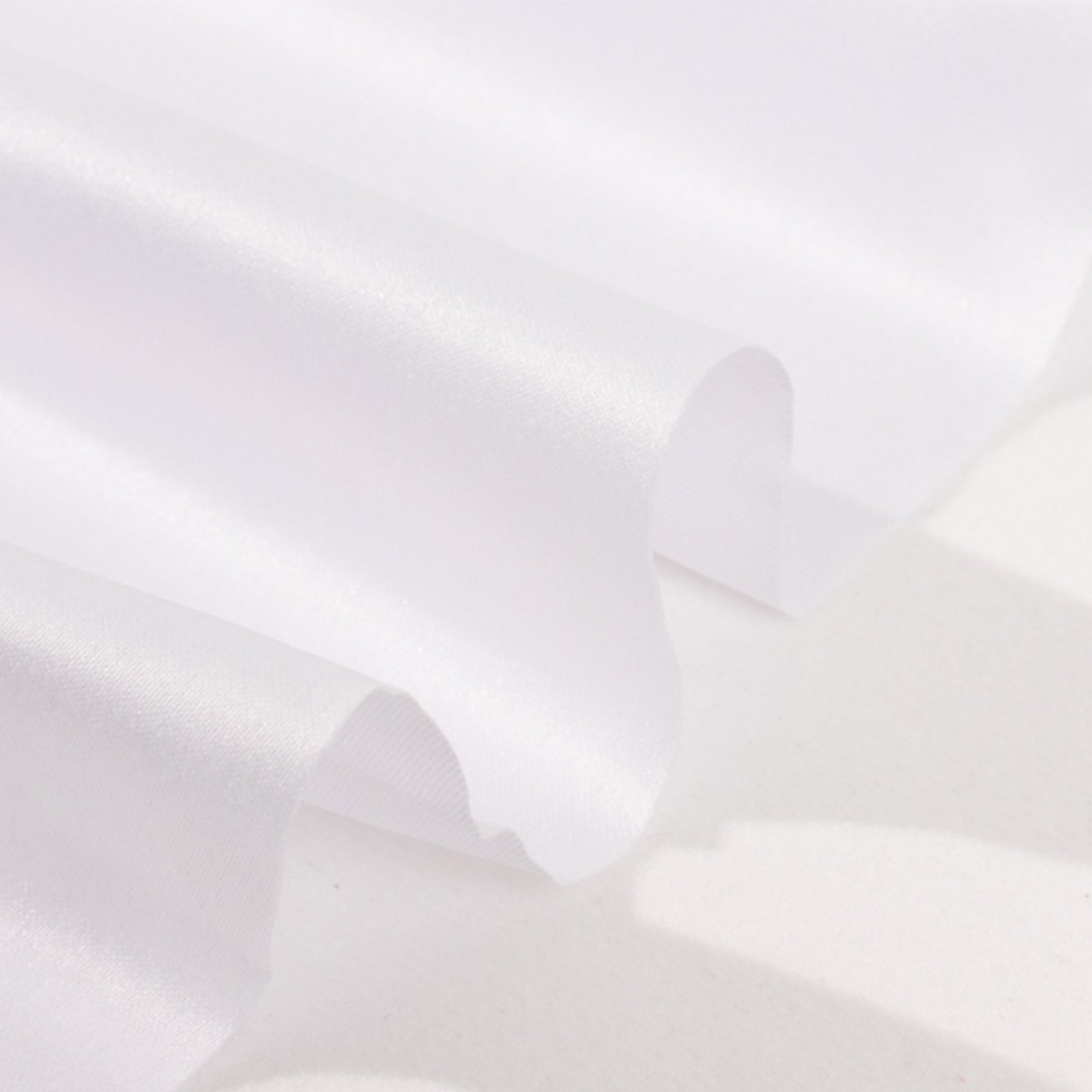 54x10 Yards White Lamour Satin Fabric Bolt, Heavy Matte Satin Fabric By The Yard