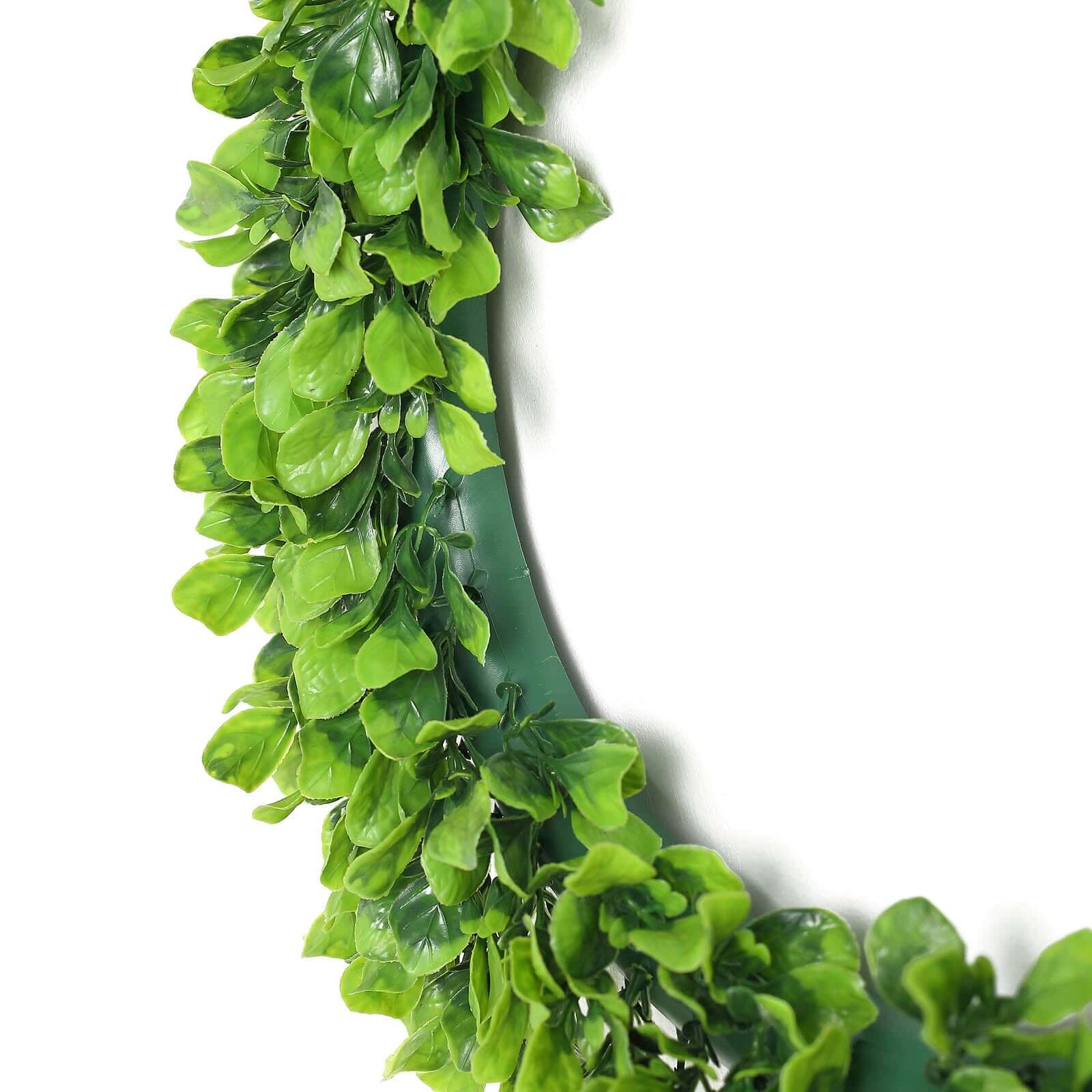 2 Pack 21 Green Artificial Lifelike Jasmine Leaf Spring Wreaths