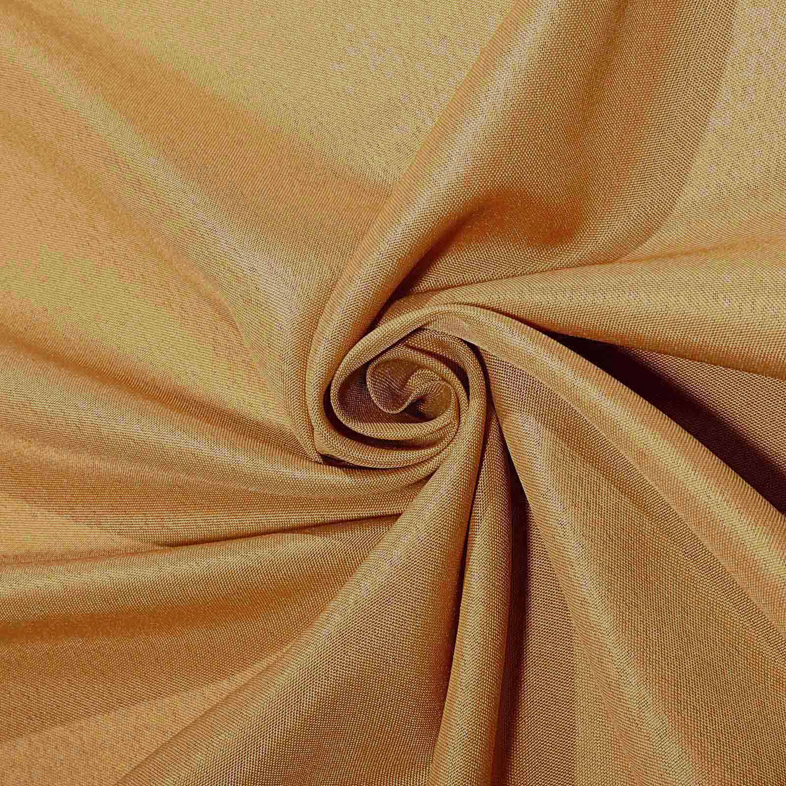 Polyester 70x70 Table Overlay Square Tablecloth Gold - Wrinkle-Resistant & Durable Table Cover