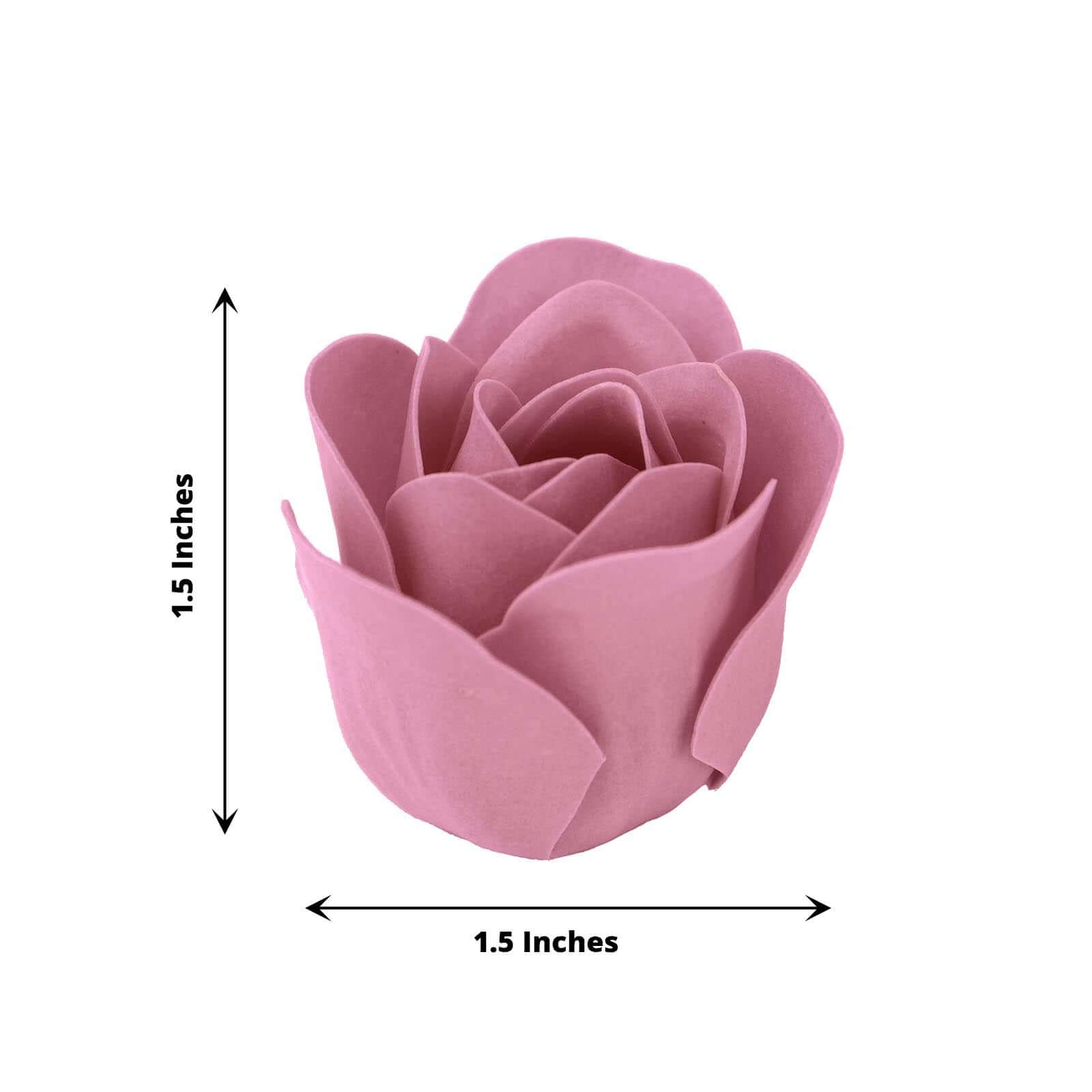 4 Pack 24 Pcs Dusty Rose Scented Rose Soap Heart Shaped Party Favors With Gift Boxes And Ribbon